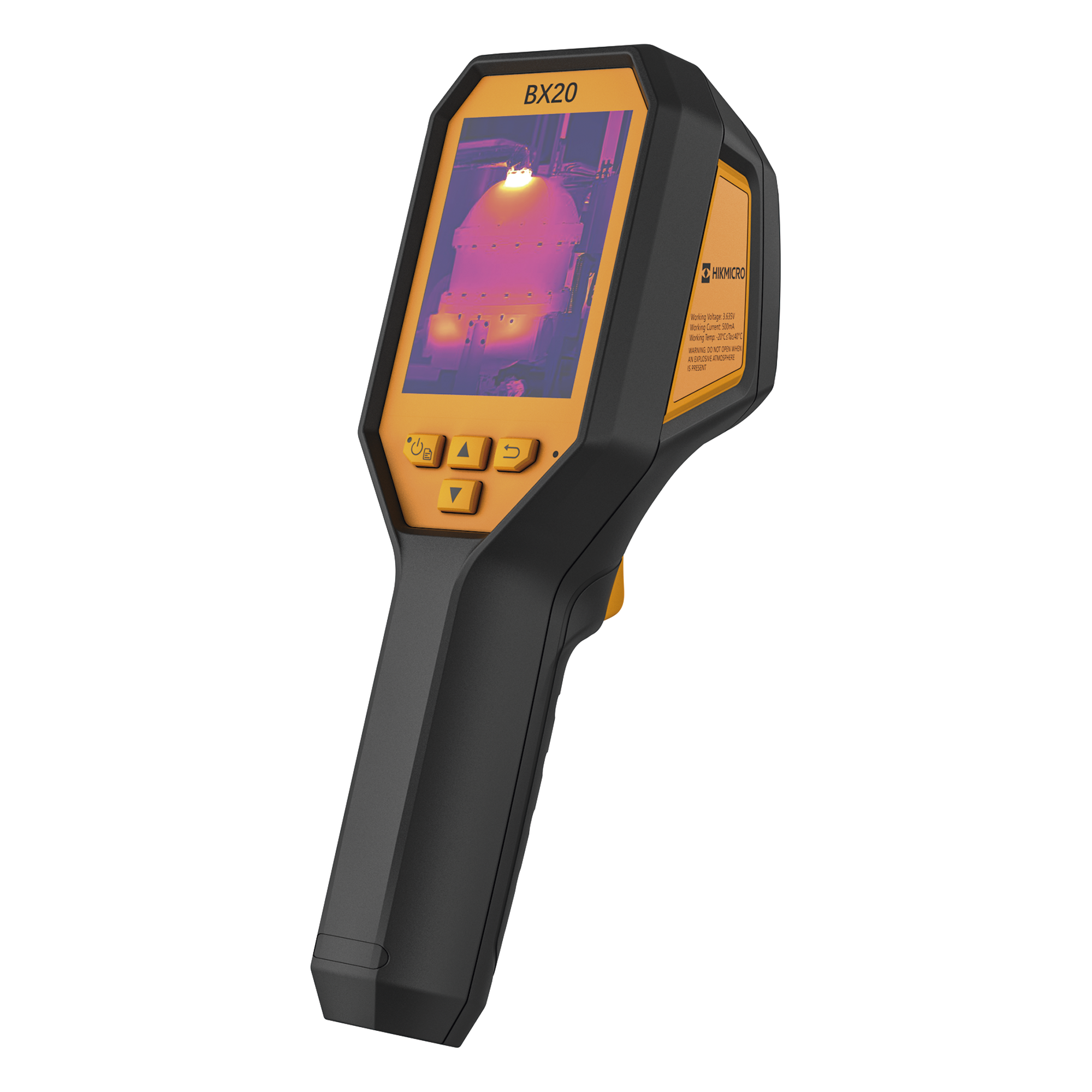 Cámara Termográfica Portátil / Certificación ATEX/IECEx Antiexplosión / Resolución Térmica 256 x 192 / Rango -20°C a 550°C / Pantalla Táctil 3.5" / Wi-Fi Dual Band — HIKMICRO · SKU HM-TP52N-3AQF-BX20