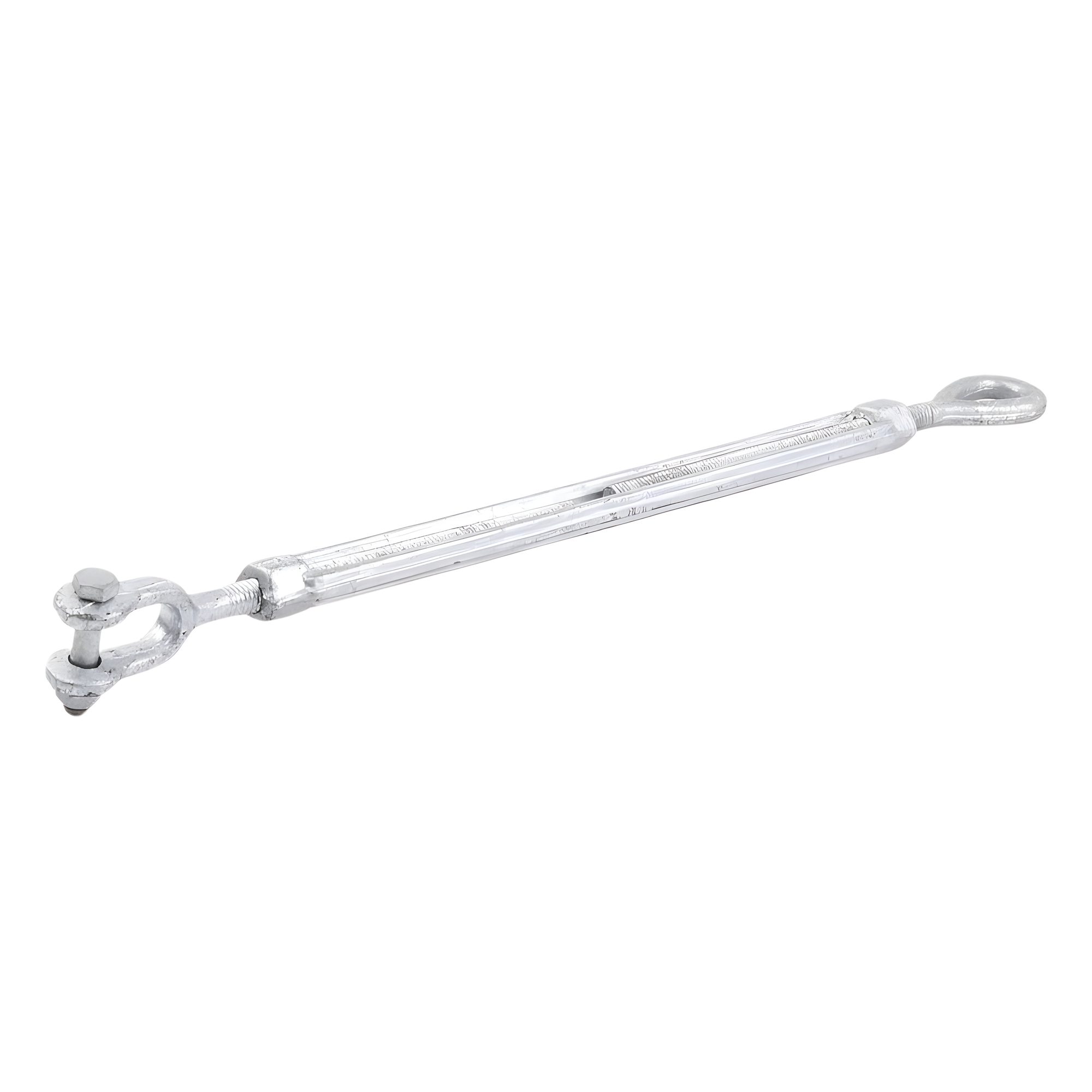 Tensor Ojo-Quijada / Acero Forjado / 1/2" x 12" / Galvanizado Inmersión en Caliente / Carga 2200 lbs