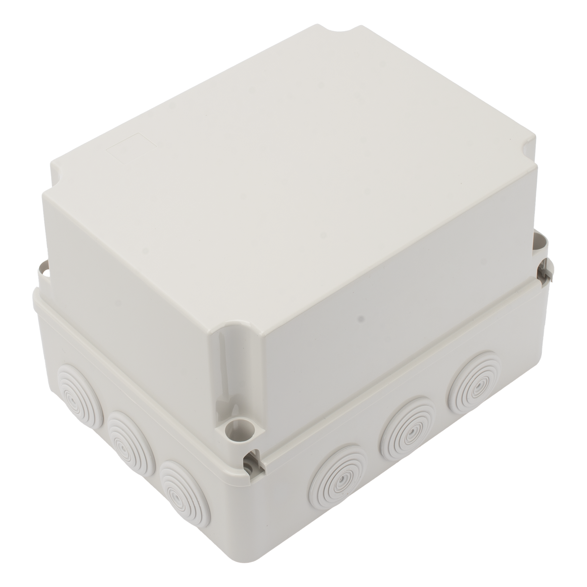 Caja de Derivación IP / 12 Glándulas Recortables / IP55 / Rango Térmico -40 a 120 °C / 190 x 240 x 165 mm (7.5 x 9.4 x 6.5 in) / Protección EMI y Antiestática — PRECISION · SKU PST-1924-1ER