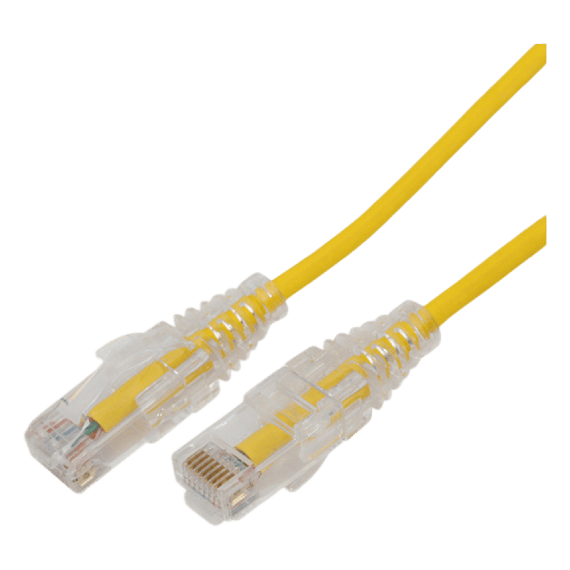 Cable de Parcheo Slim UTP / Cat6A / 0.5 m (1.64 ft) / 28 AWG / RJ45 — LINKEDPRO BY EPCOM · SKU LP-UT6A-05-YE28