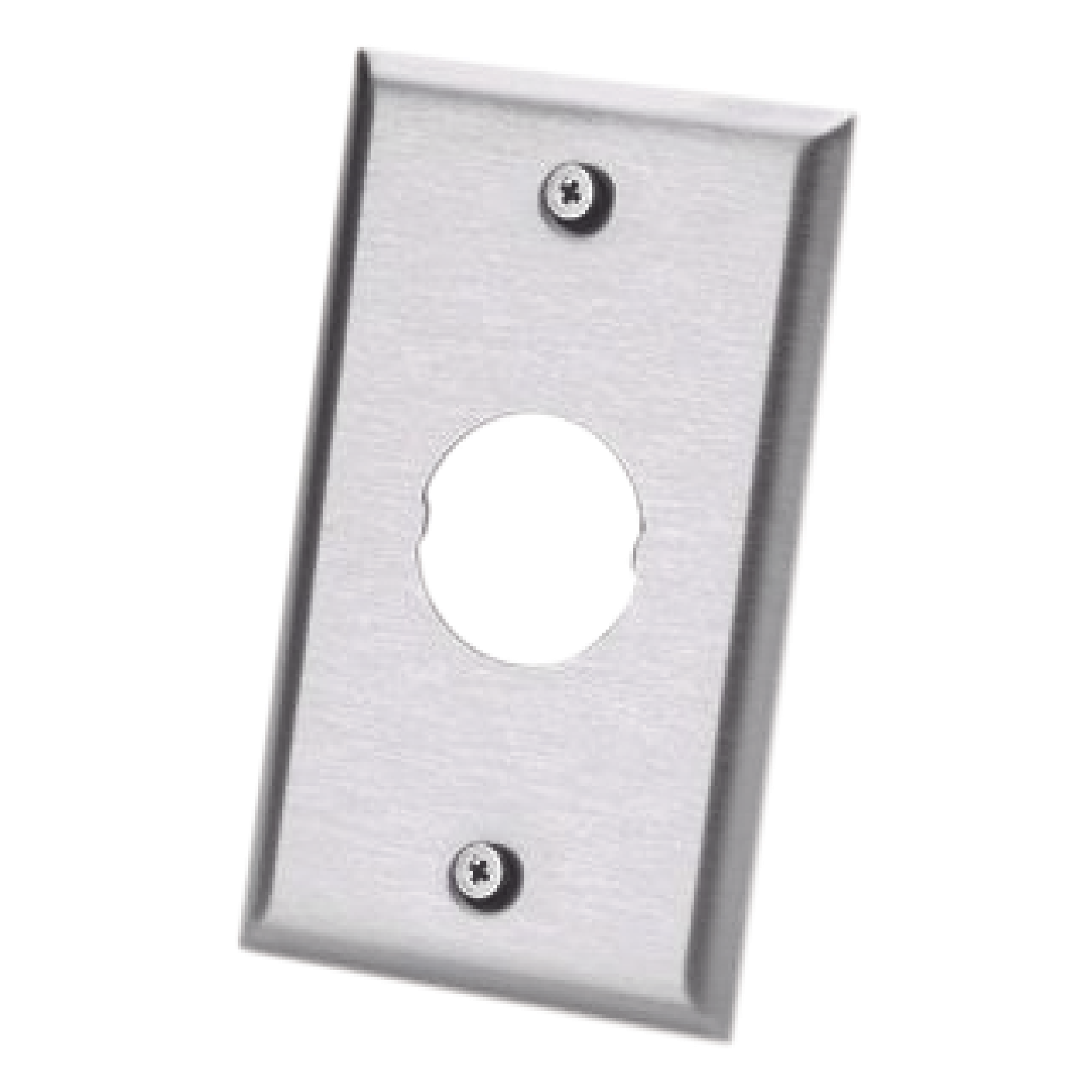 Placa de Pared Industrial / 1 Puerto / Acero Inoxidable / Montaje Vertical / Superficie Plana — PANDUIT · SKU IAEFP1
