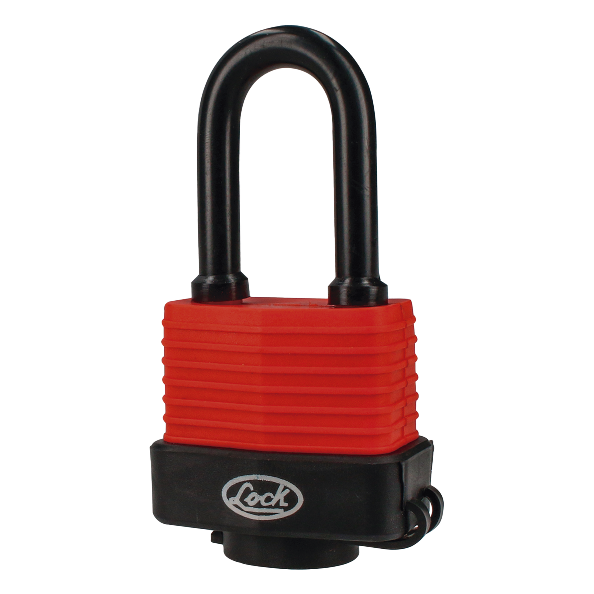 Candado Comercial / Arco Largo 46 mm / Cuerpo Laminado 32 mm / Nivel de Seguridad 4 / Gancho 8 mm / Llave Estándar — LOCK · SKU SYS-C25-L40