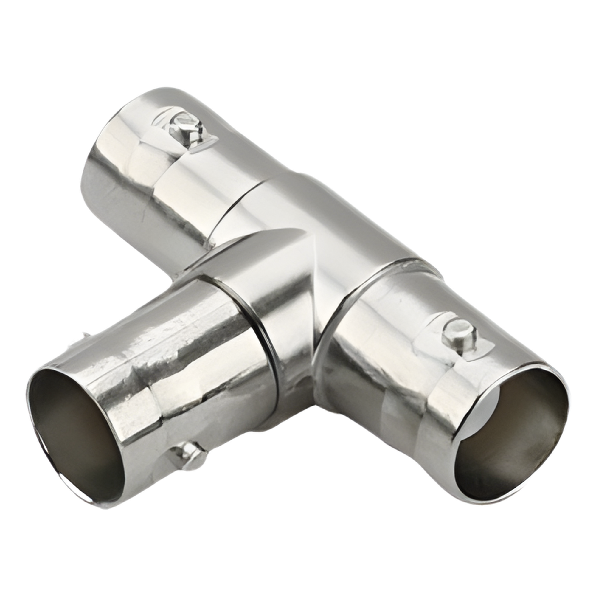 Adaptador Coaxial en T / Triple BNC Hembra / 75 Ohm / Níquel-Oro-PTFE / 14.5 x 23.7 x 33.0 mm — EPCOM TITANIUM · SKU TT-RG-10
