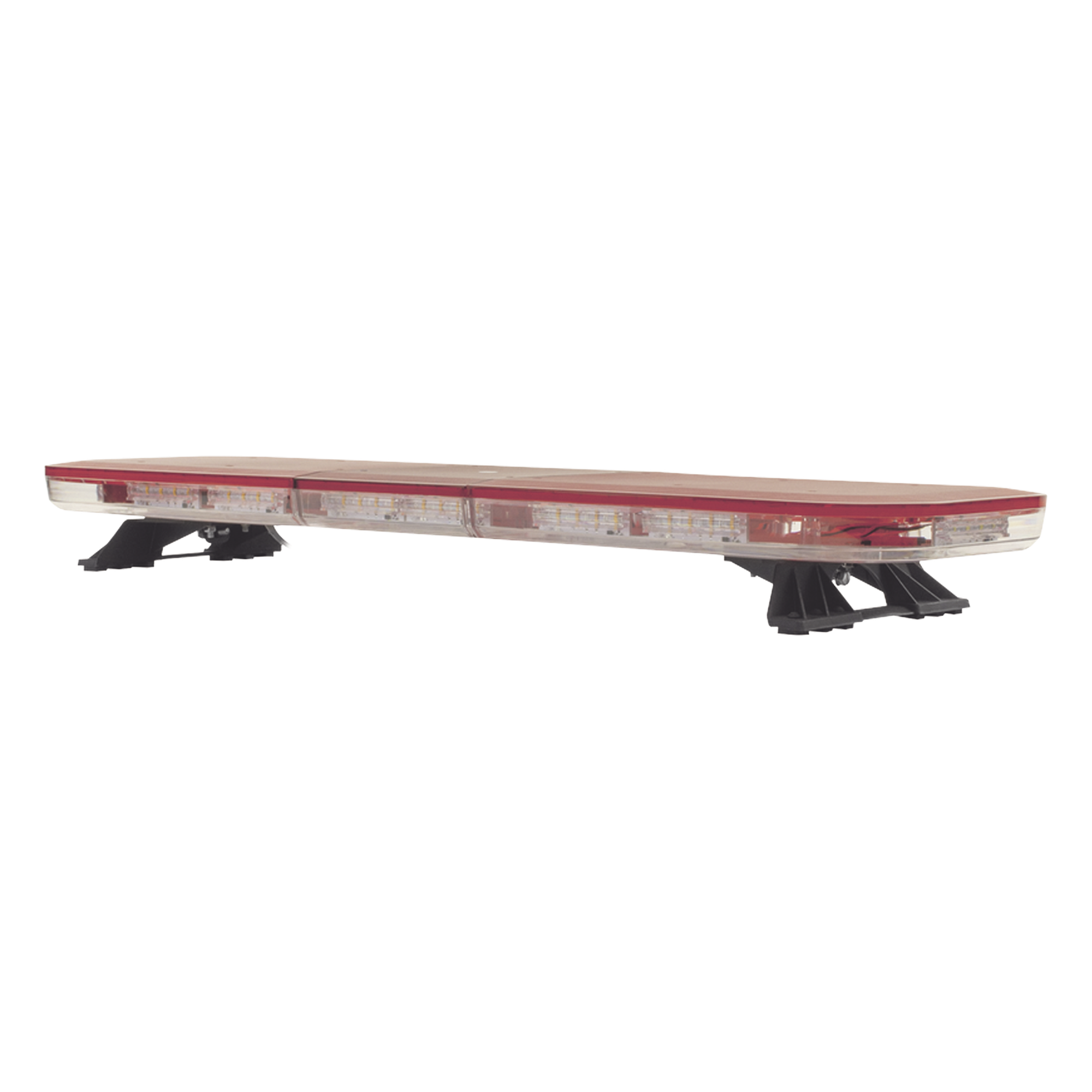 Barra de Luces LED / 47" (118 cm) / 124 LED Hyperlux / Dual Color Rojo/Claro / Control de Tráfico Ámbar / 45 Patrones / Montaje Gancho