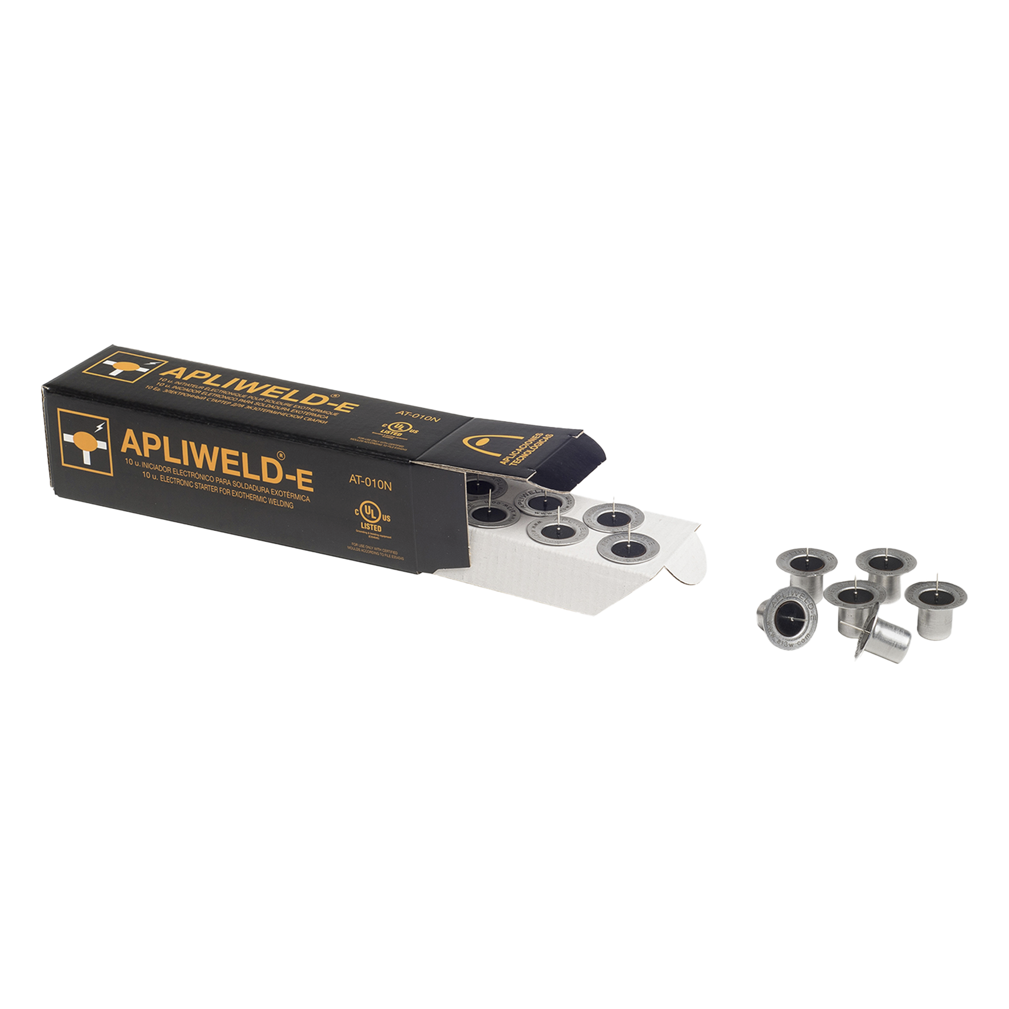 Iniciador Electrónico / 10 Unidades / Soldadura Exotérmica / Activación Segura / Sin Material Inflamable / 10 Segundos — APLICACIONES TECNOLOGICAS · SKU AT-010-N