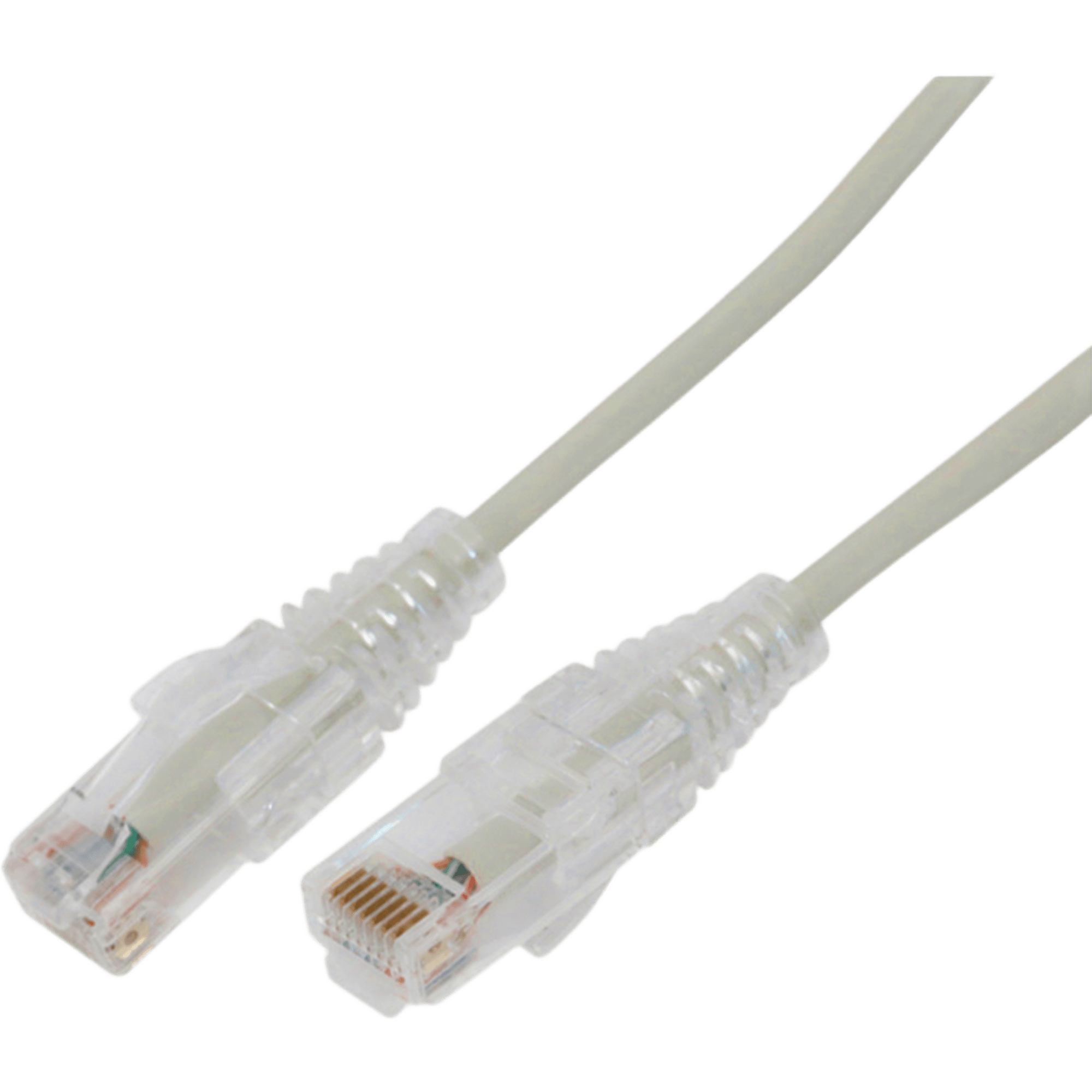 Cable de Parcheo Slim UTP Cat6A - 1 Metro (3.28 Pies) Gris, Diámetro Reducido (28 AWG)