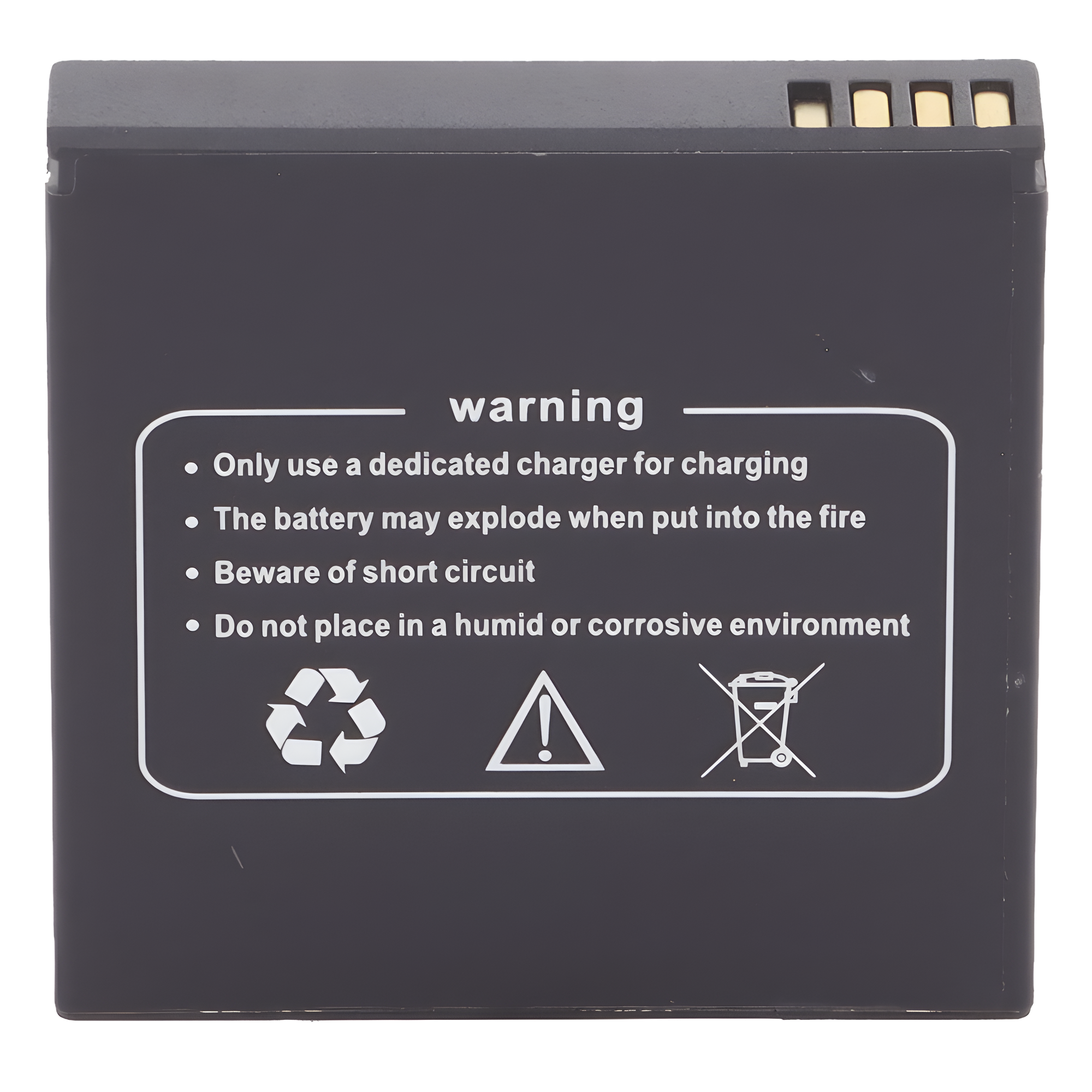 Batería de Respaldo / 2500 mAh / 3.8 VCC / Litio de Alta Densidad / 40 x 40 x 14 mm