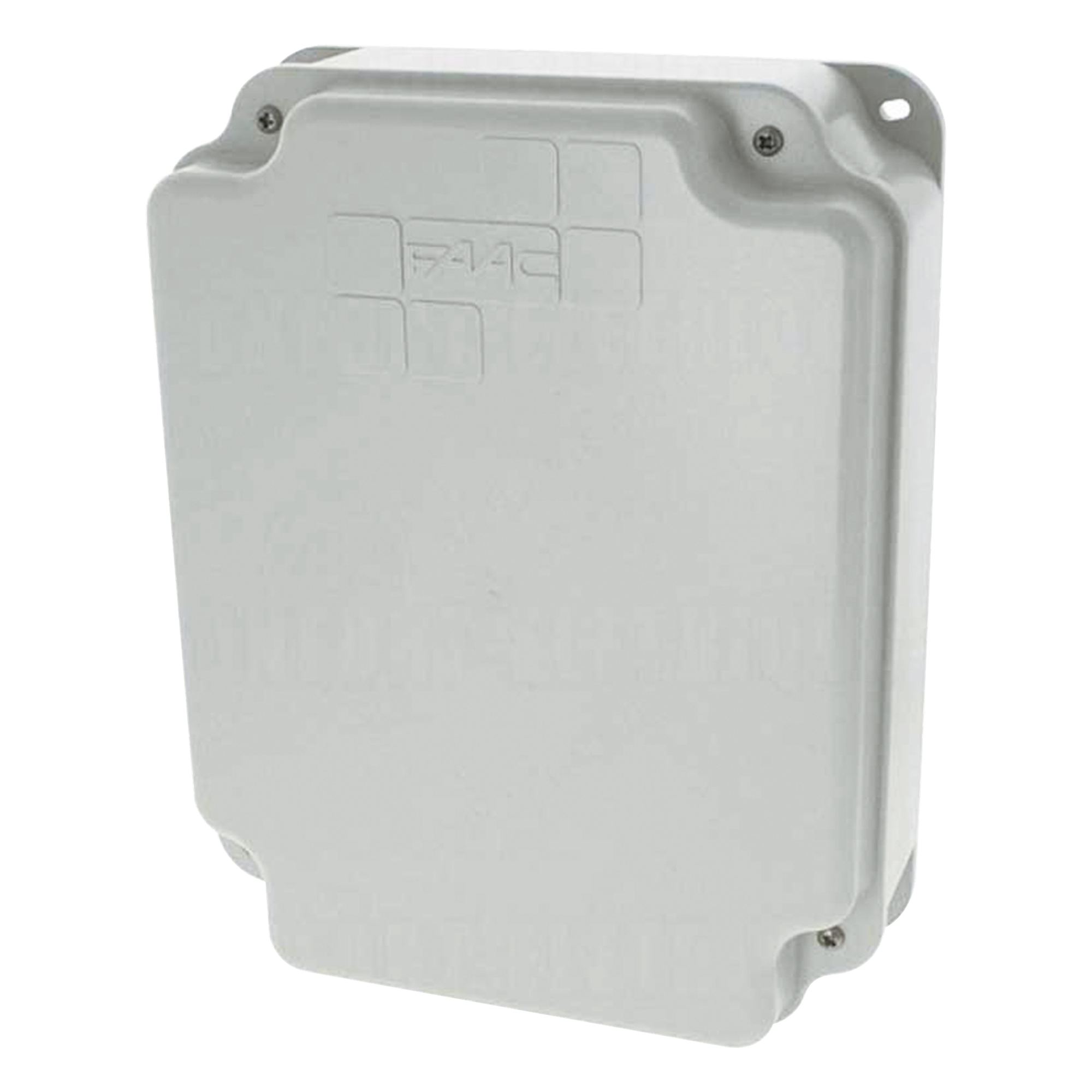 Contenedor para tablillas de control / IP55 / 204 x 85 x 265 mm (8 x 3.3 x 10.4 in) / Cerradura con 4 tornillos — FAAC · SKU 720119