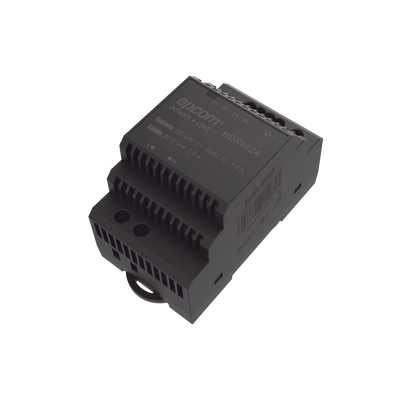 Fuente de Poder Industrial Entrada: 100-240 Vca / Salida: 24 Vcc/ 2.5 A/ 60 W/ Riel Din 