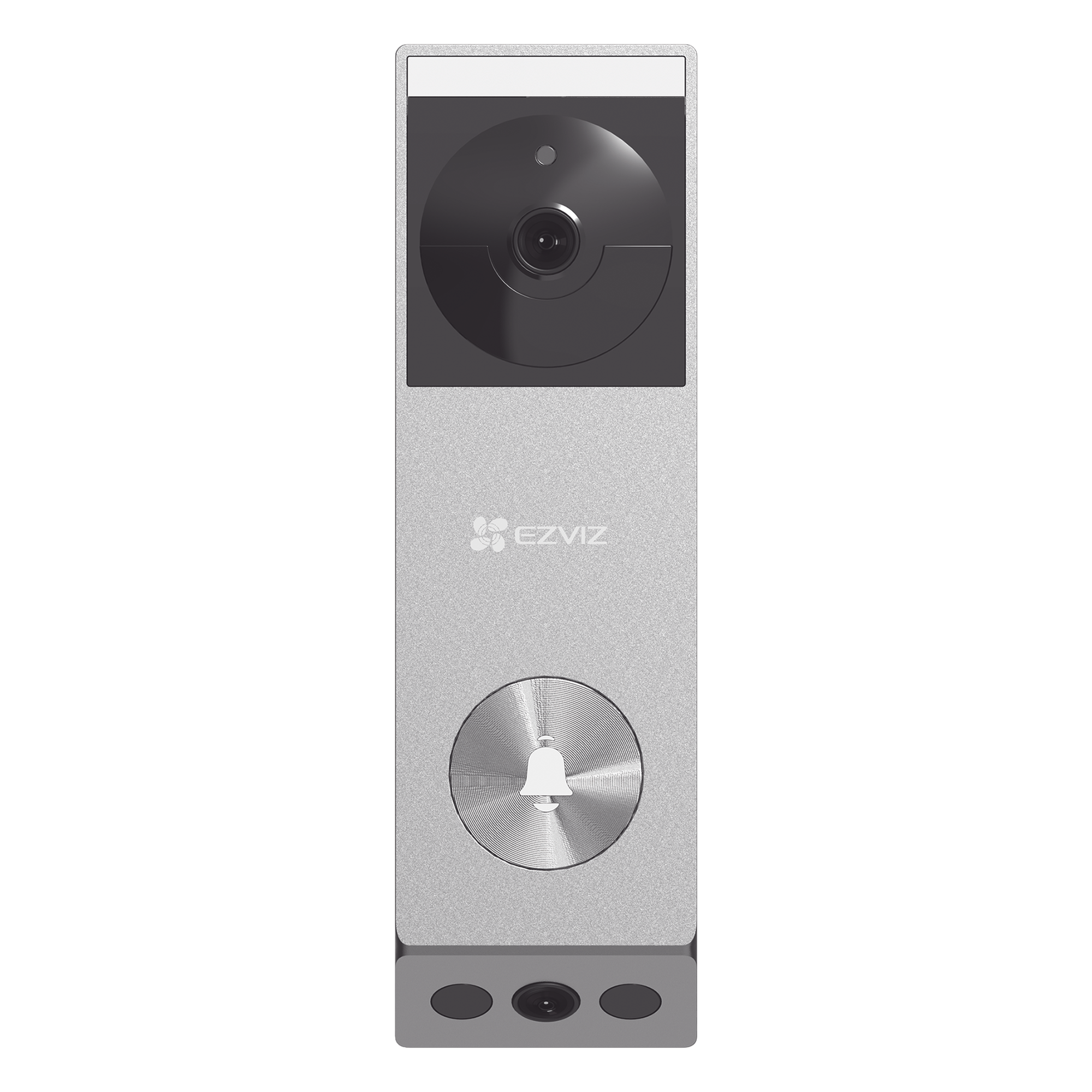 Doorbell de Batería Recargable con Transformador de 5Vcc o Panel Solar (Incluye Panel) / 3 megapíxel / Doble Lente / Protección IP65 / Audio de Dos Vías