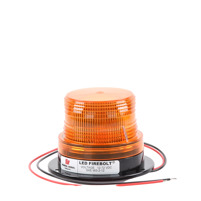 Estrobo ámbar FIREBOLT PLUS de tecnología LED, 12-72 Vcc 