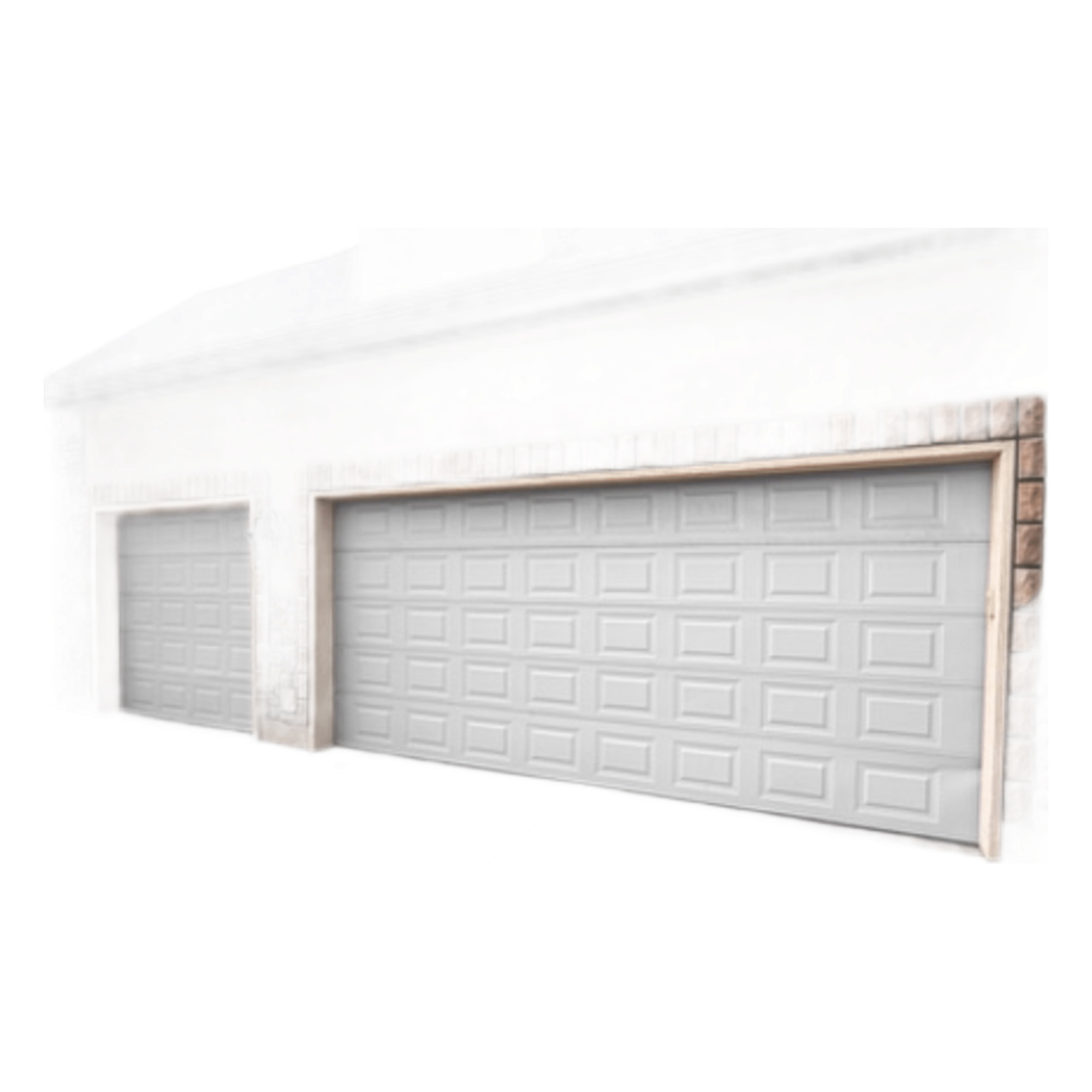 Sección de Puerta de Garage / Aislamiento Térmico y Acústico / Poliuretano 43 mm / Lámina Calibre 26 / Estilo Americano / Color Blanco — ACCESSPRO · SKU SECGAR167SC