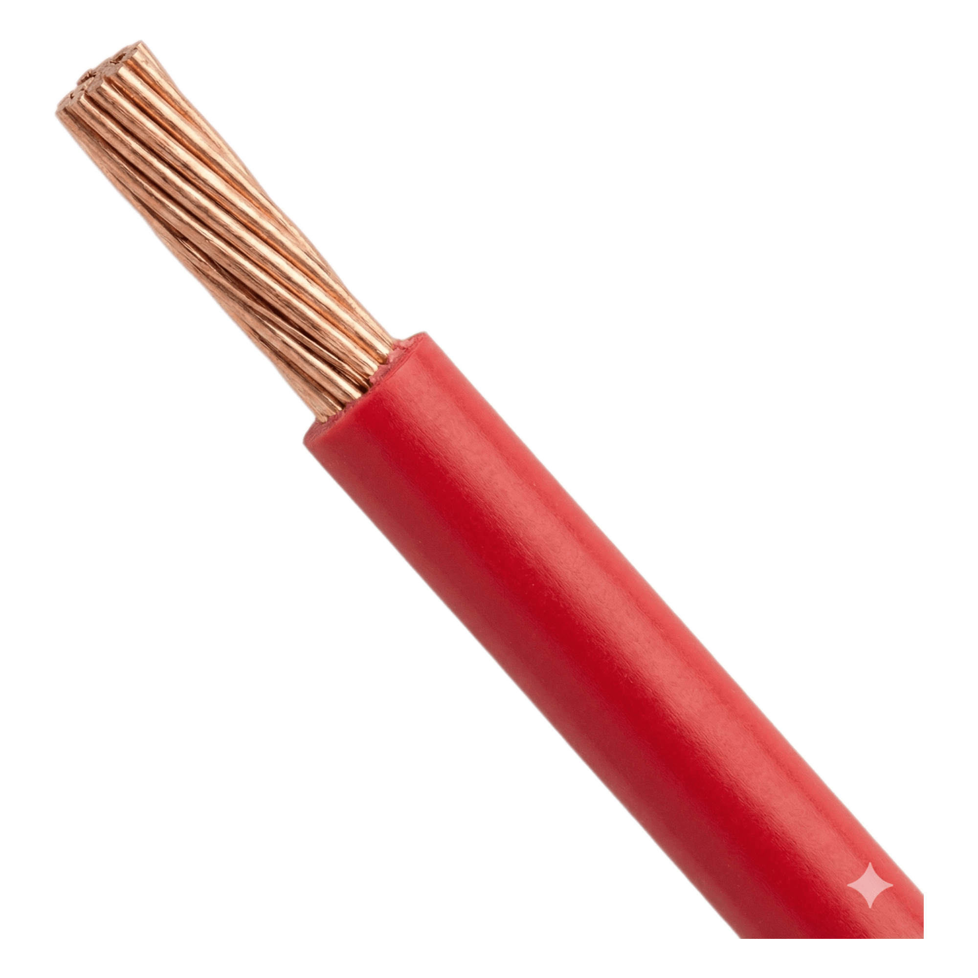 Cable THW-LS / Calibre 14 AWG / 19 Hilos / 90°C Seco / 75°C Húmedo / Bobina 100 m (328 ft) / Rojo — INDIANA · SKU SLY-312-RED/100