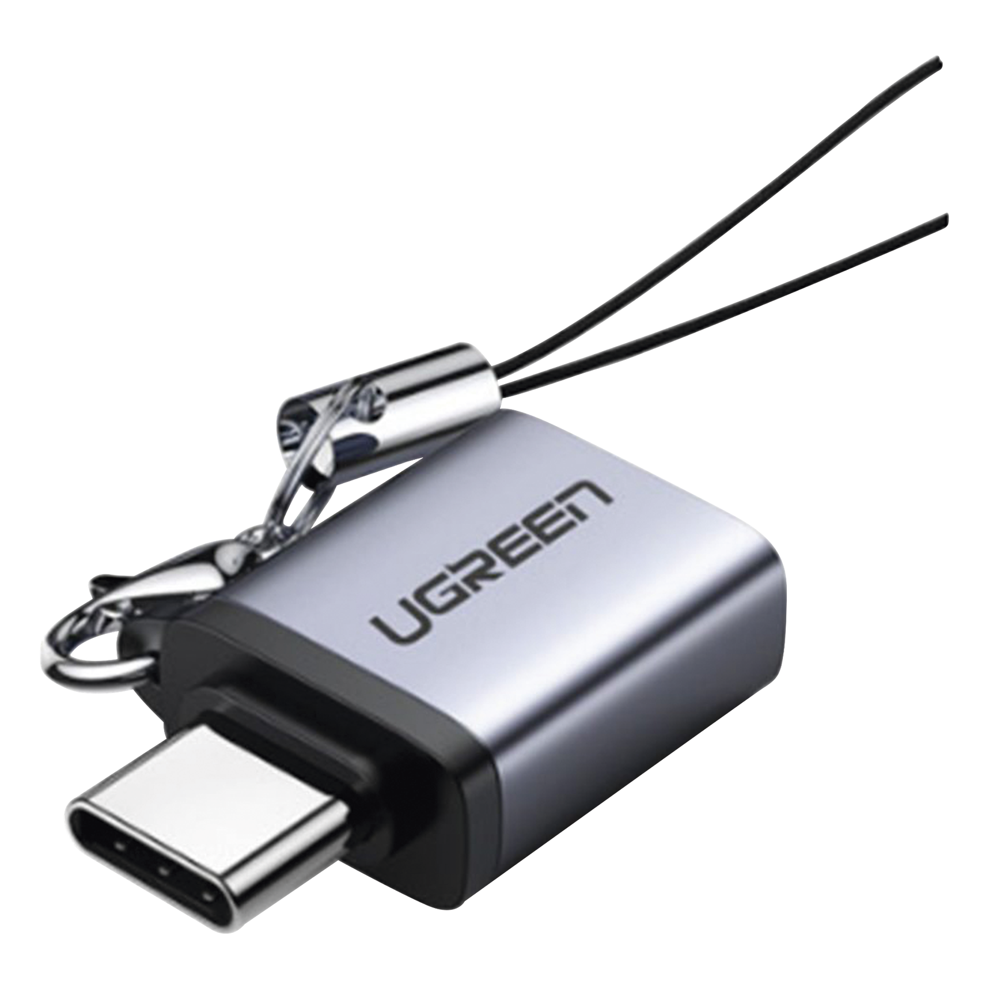 Adaptador USB-C 3.1 a USB 3.0 A / OTG / 5 Gbps / Aluminio / 10,000 Inserciones — UGREEN · SKU 50283