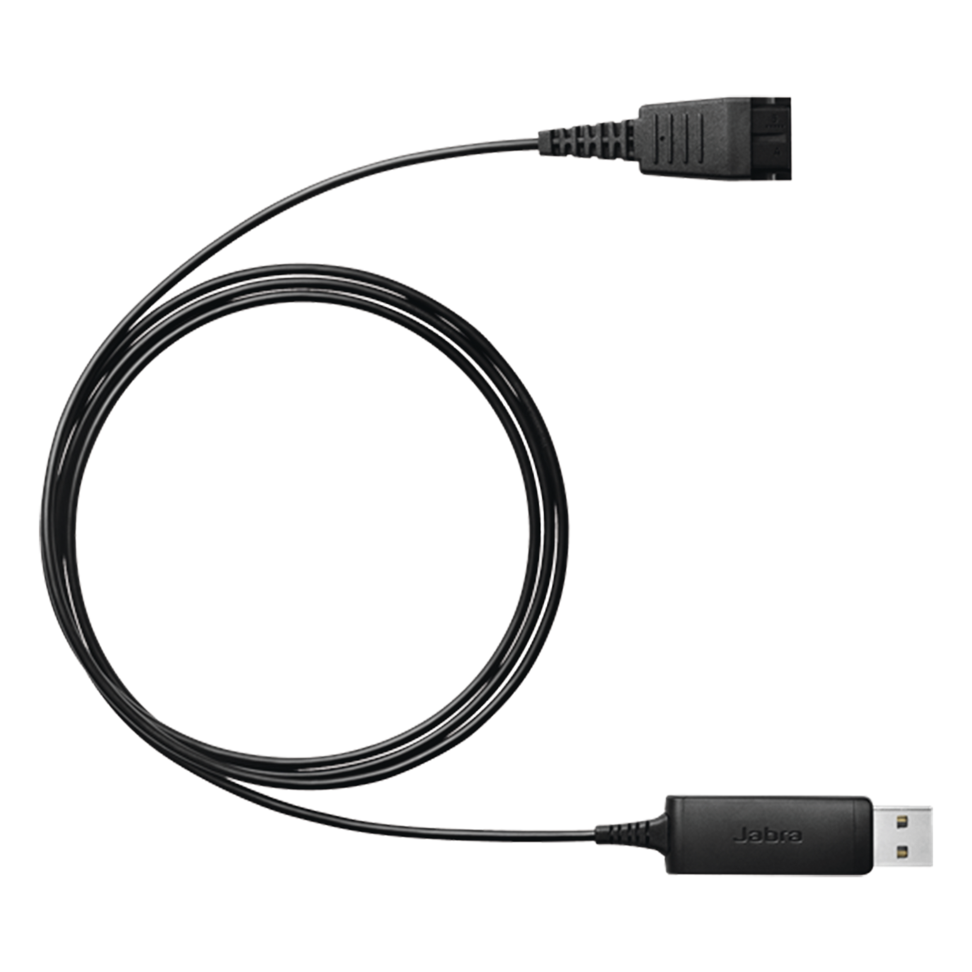 Adaptador USB a QD / Plug and Play / DSP con Filtrado de Ruido / Cumplimiento Normativa Europea 2003/10/EC — JABRA · SKU LINK-230