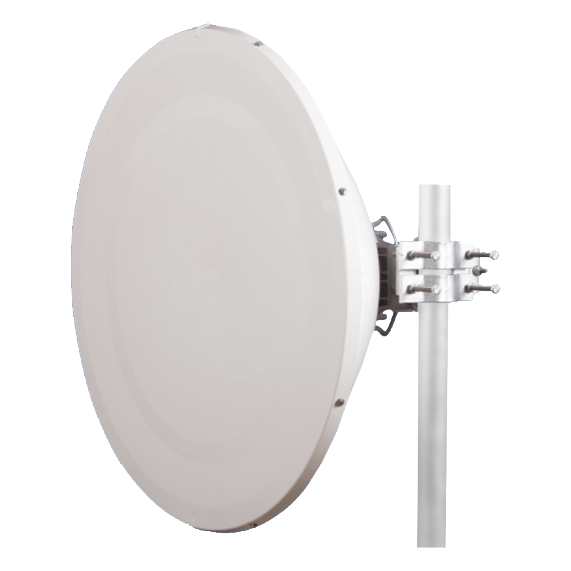 Antena Direccional Parabólica / 35.1 dBi / 4.9-6.4 GHz / Plato 1200 mm / Doble Polaridad 45°/90° / Viento 210 km/h (130.5 mph) — JIROUS · SKU JRC35DMCB5X