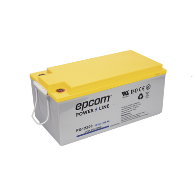 Batería de GEL PURO OPzV / 12 V @ 200 Ah / Ciclo profundo / Uso en Aplicaciones Fotovoltaicas y de Respald
