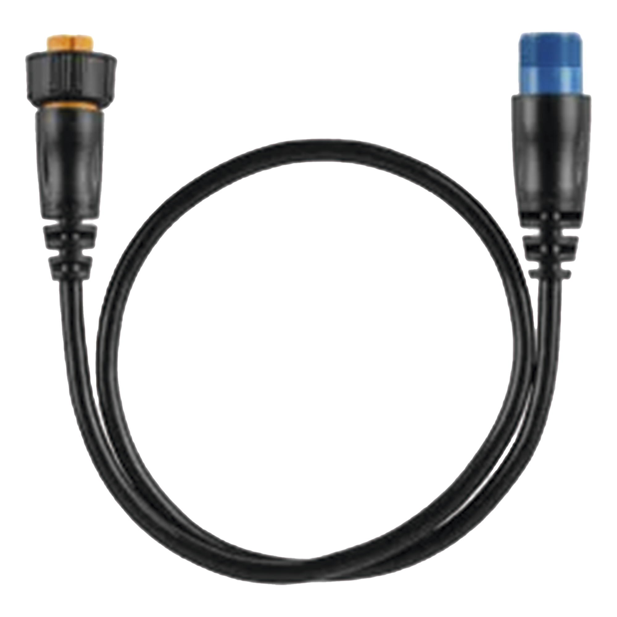 Cable adaptador para conectar un transductor de 8 pines con XID a un puerto de sonda de 12 pines a un dispositivo náutico compatible.
