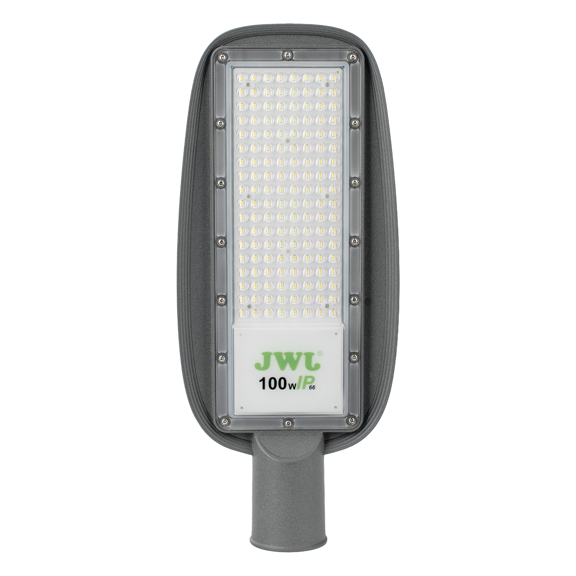 Luminaria LED Exterior / 100 W / 10,000 lm / 6,500 K / Fotocelda / IP66 / Ángulo Ajustable 65°-135° / 100-265 V CA — JWJ · SKU JALP02-100X