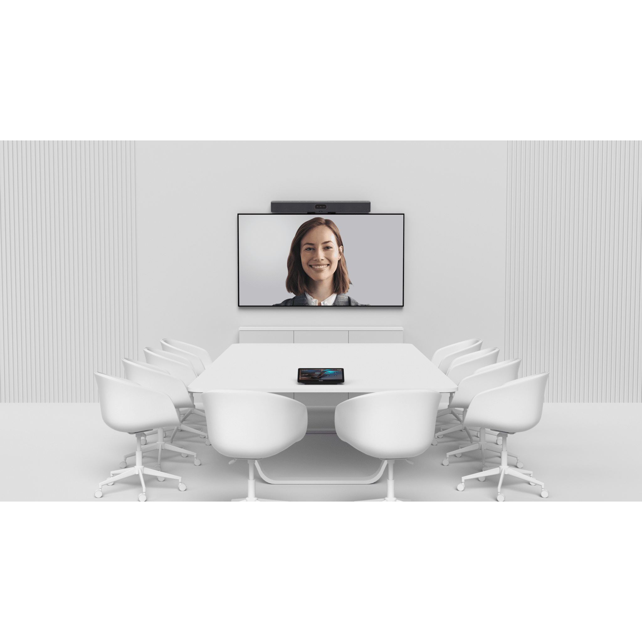 Barra de Videoconferencia A50 de Yealink para Salas Medianas y Grandes con Android Integrado para Microsoft Teams y Modo BYOD - Incluye Panel Touch