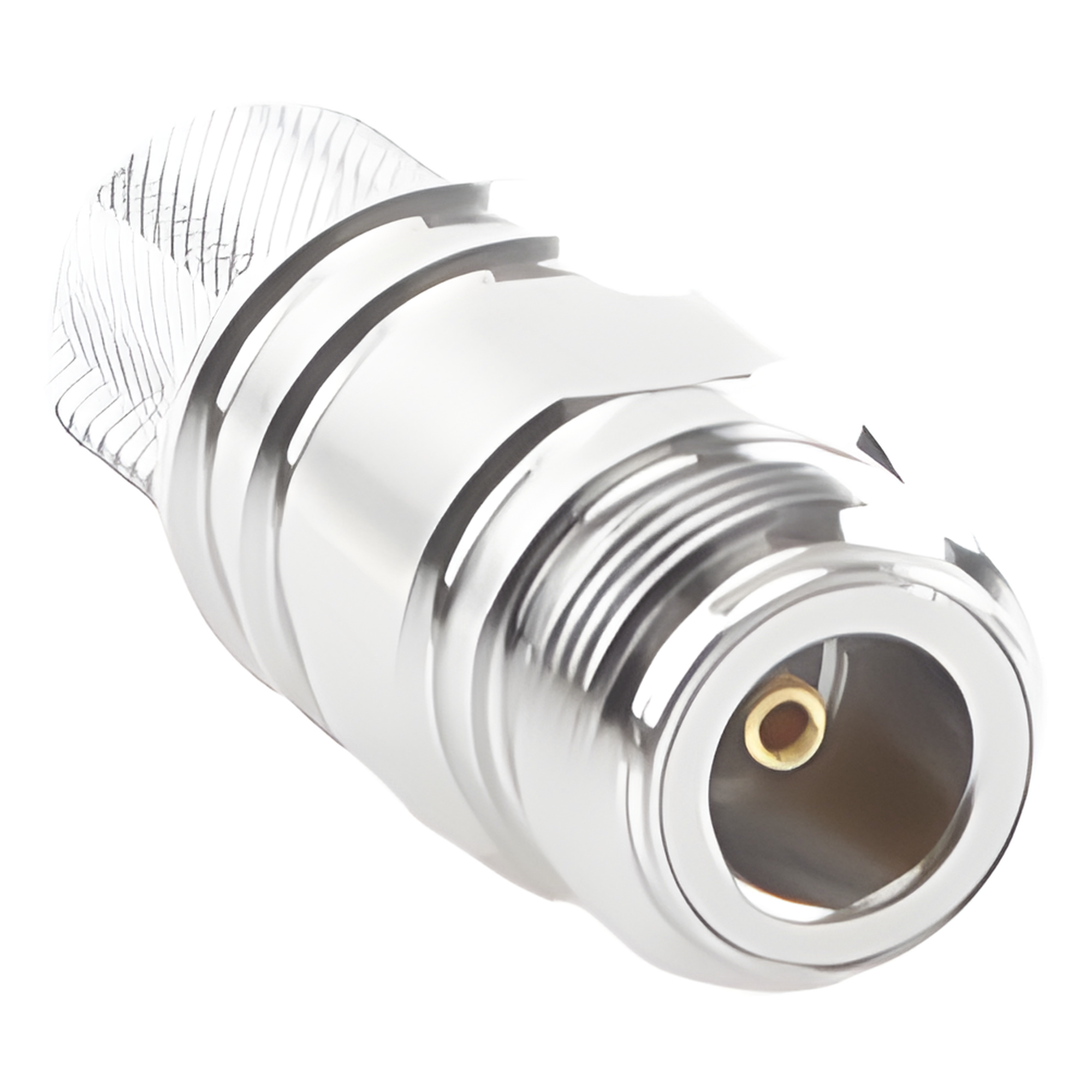 Conector Coaxial N Hembra / Plegable / Pin Cautivo Sin Soldadura / 50 Ohm / Para Cable LMR600-LP600