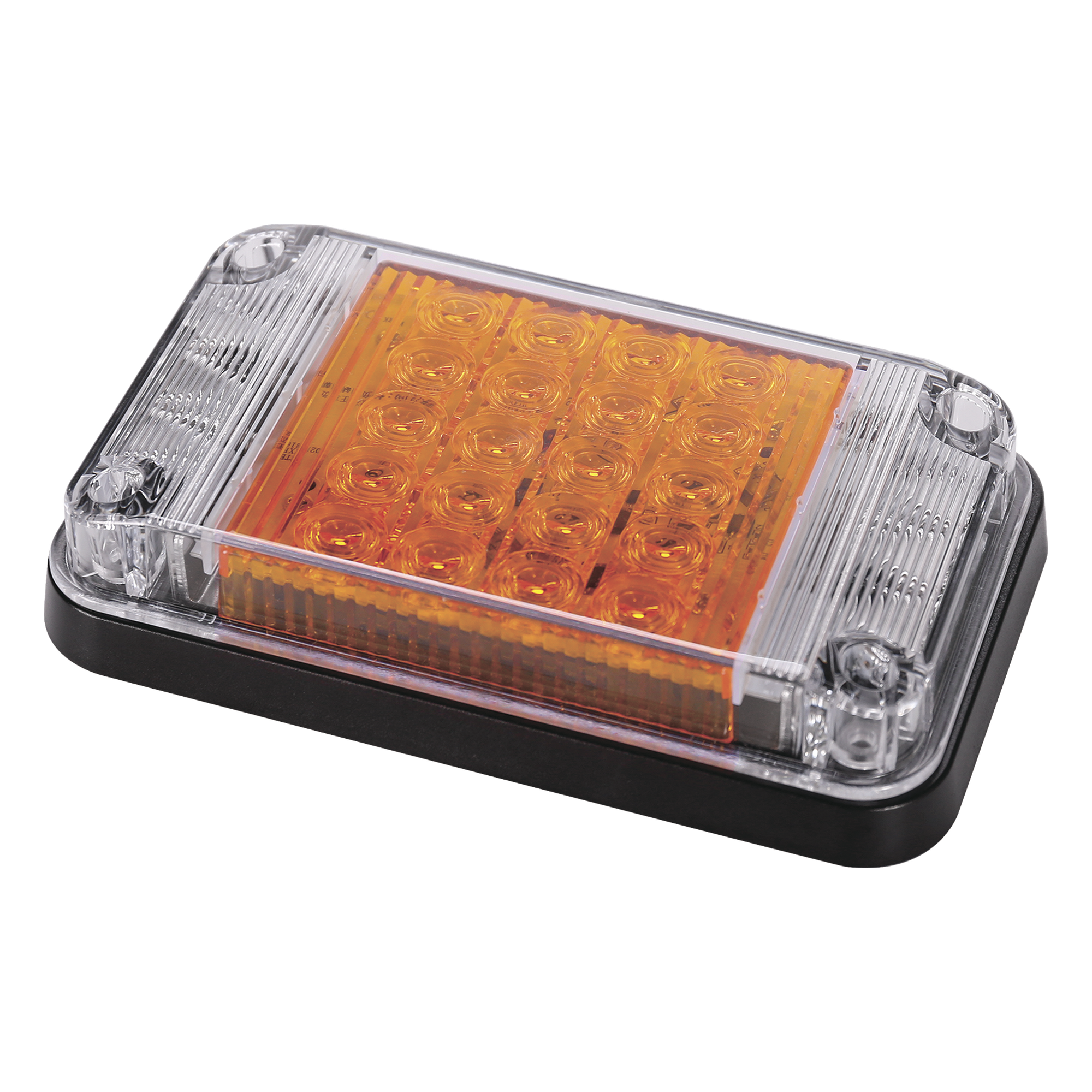 Luz de Advertencia LED / 7x4 pulgadas / 66 LED de Alta Intensidad / 12 VCC / 10 Patrones de Destello / Montaje Permanente — EPCOM INDUSTRIAL SIGNALING · SKU XLTE2345A