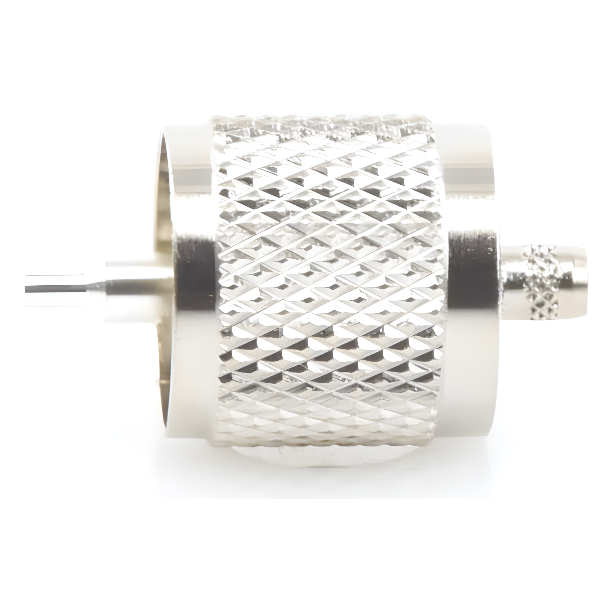 Conector UHF Macho Crimpado / Anillo Plegable / 500 VRMS / 0-300 MHz / RG-58/U, RG-142/U