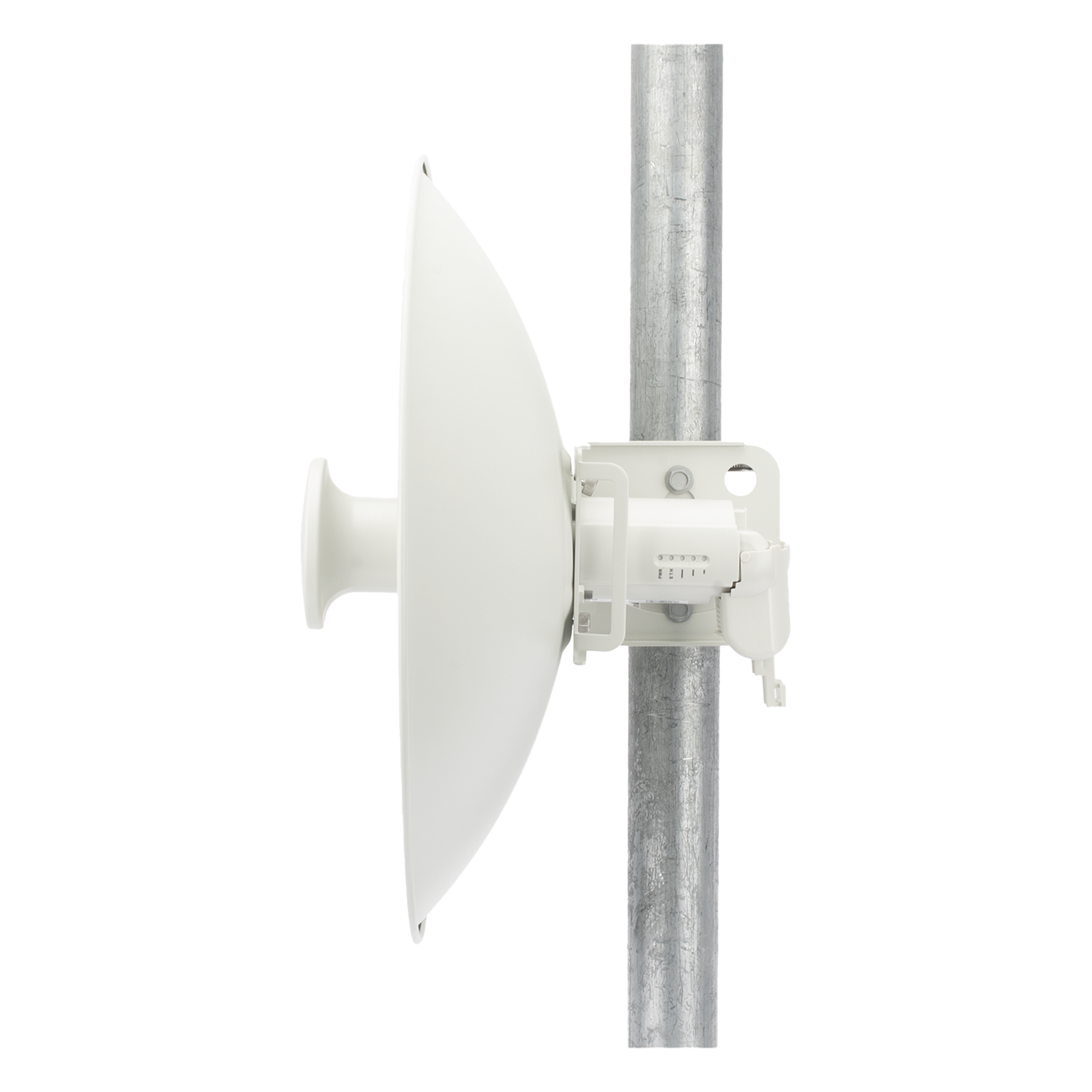 Radio Cliente Wi-Fi 6 / 1 Gbps / Banda 6 GHz / Antena Plato 25 dBi / Alcance 15 km (49,212 ft) / IP55