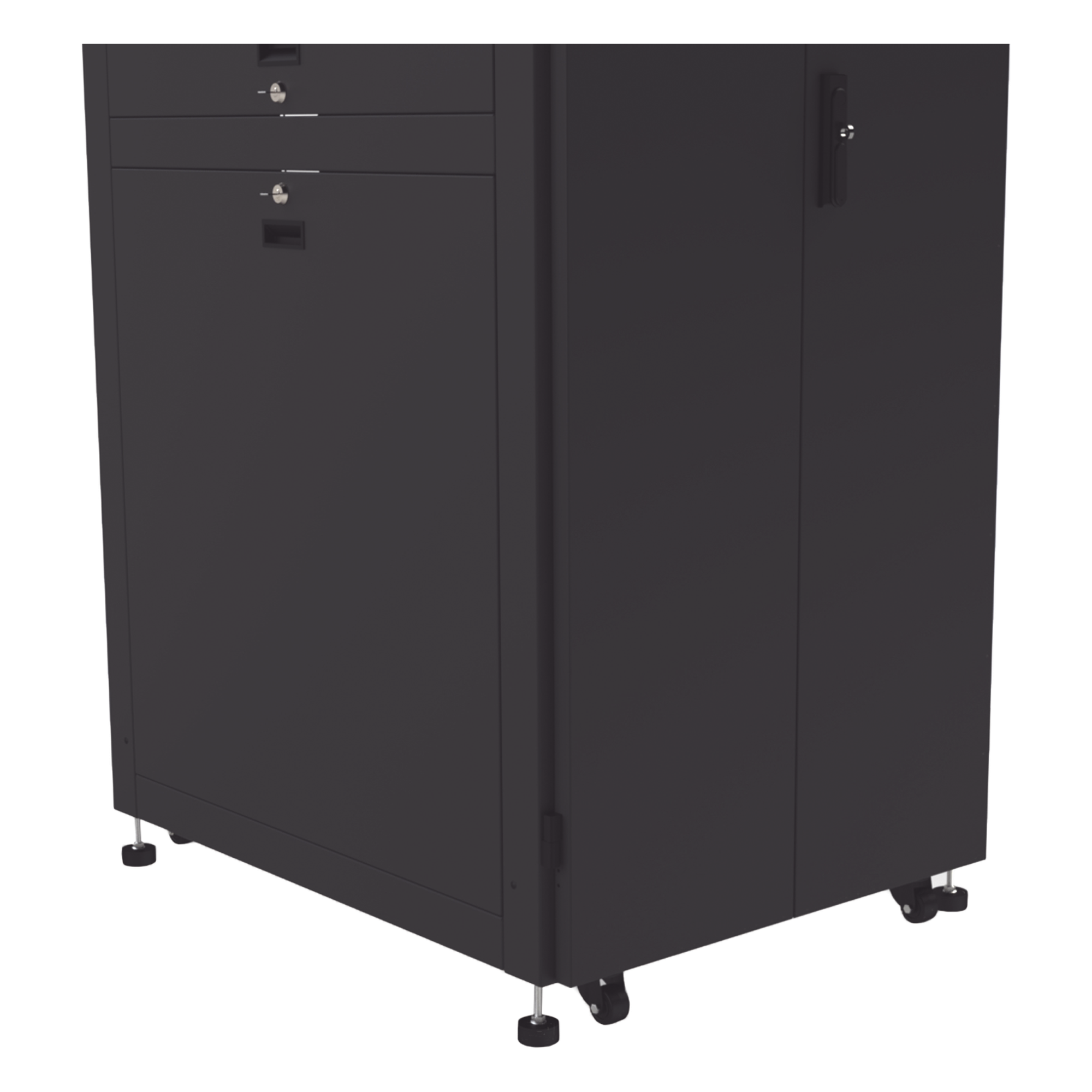 Gabinete Rack 19" / 42UR / 800 x 1000 mm / Acero / Carga 1268 kg / Puerta con Cristal Templado
