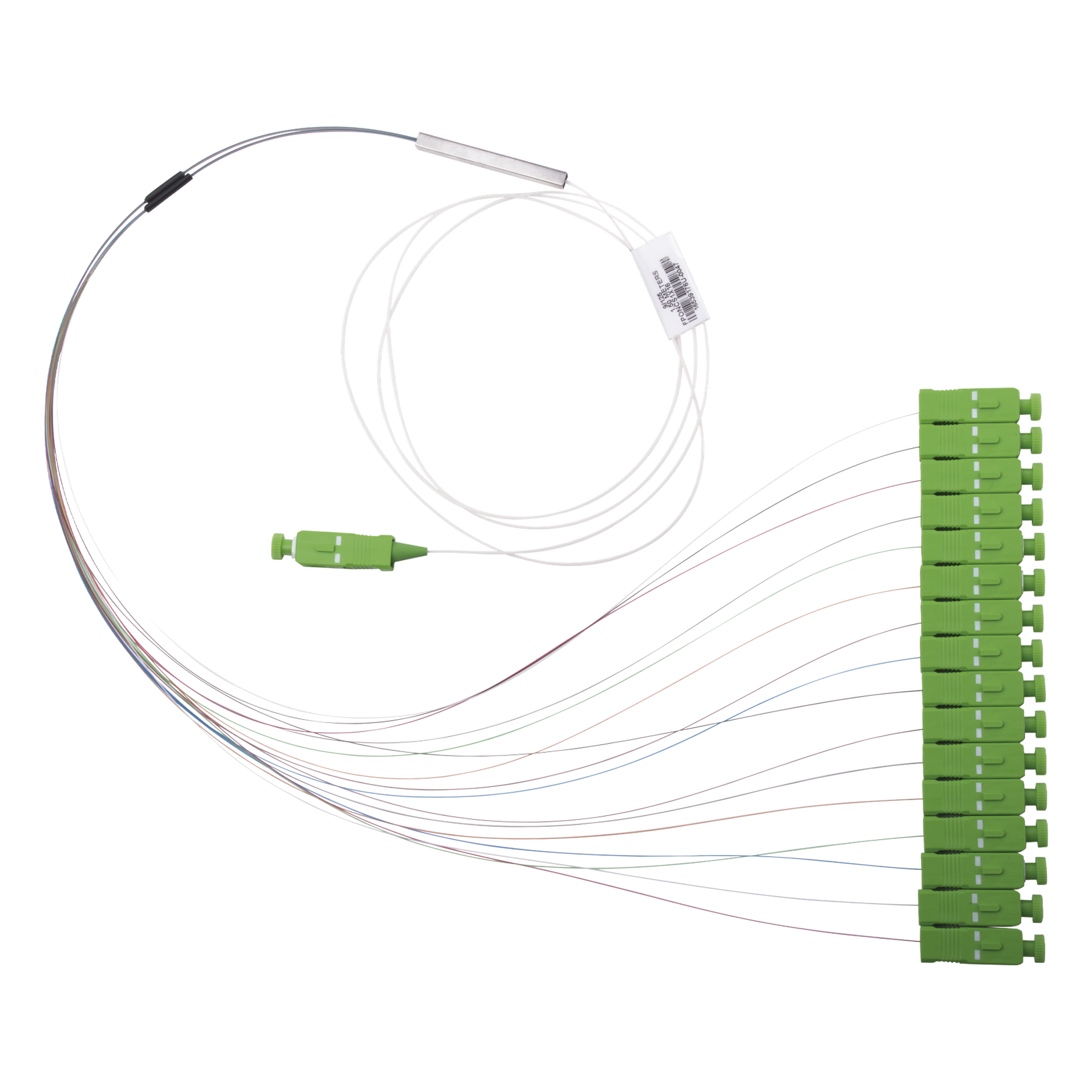 Divisor Óptico PLC / 1x16 / Conectores SC/APC / Pérdida de Inserción 14.2 dB / Longitud de Onda 1260-1650 nm / Rango -40 a 85°C — PANDUIT · SKU FPONCS1X16