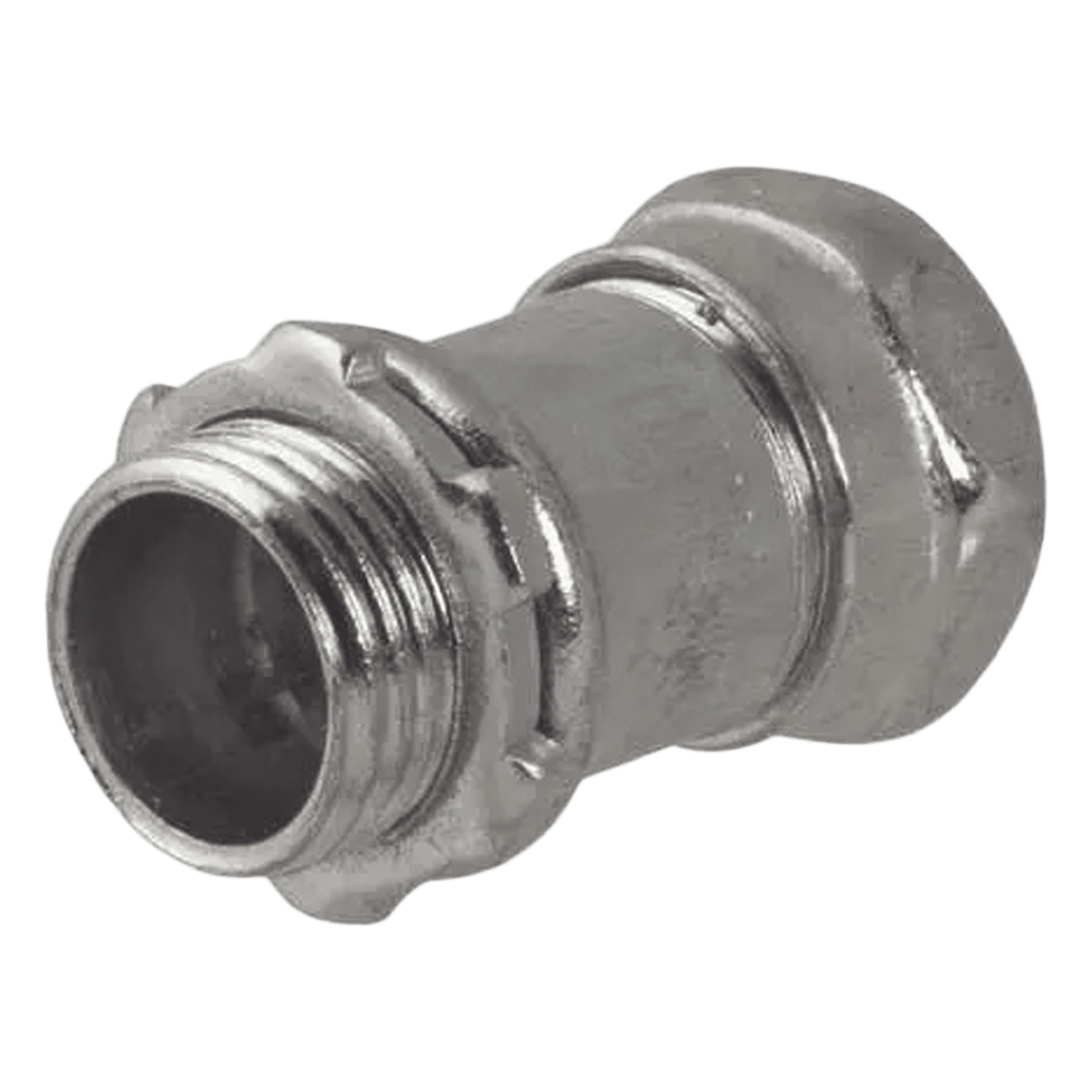 Conector Recto de Compresión / Acero Galvanizado / Pared Delgada 1 1/2" / Sin Aislamiento / 3.05" (77.47 mm) de Alto — HUBBELL · SKU HUB-2906