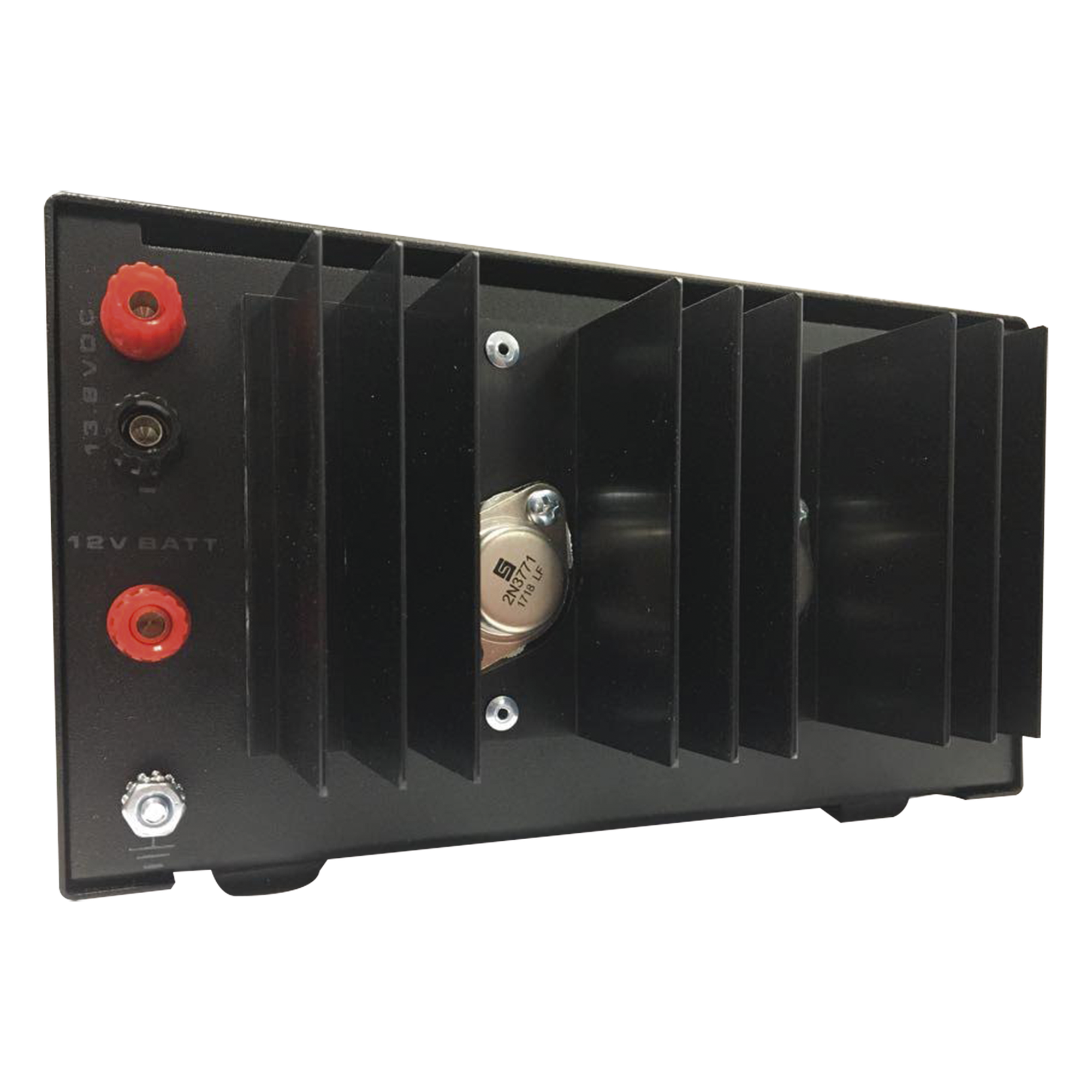 Fuente de Poder Lineal Regulada / 13.8 Vcc / 9 A Continua / 12 A Máxima / Cargador de Baterías 1.5 A / 115 Vca 60 Hz