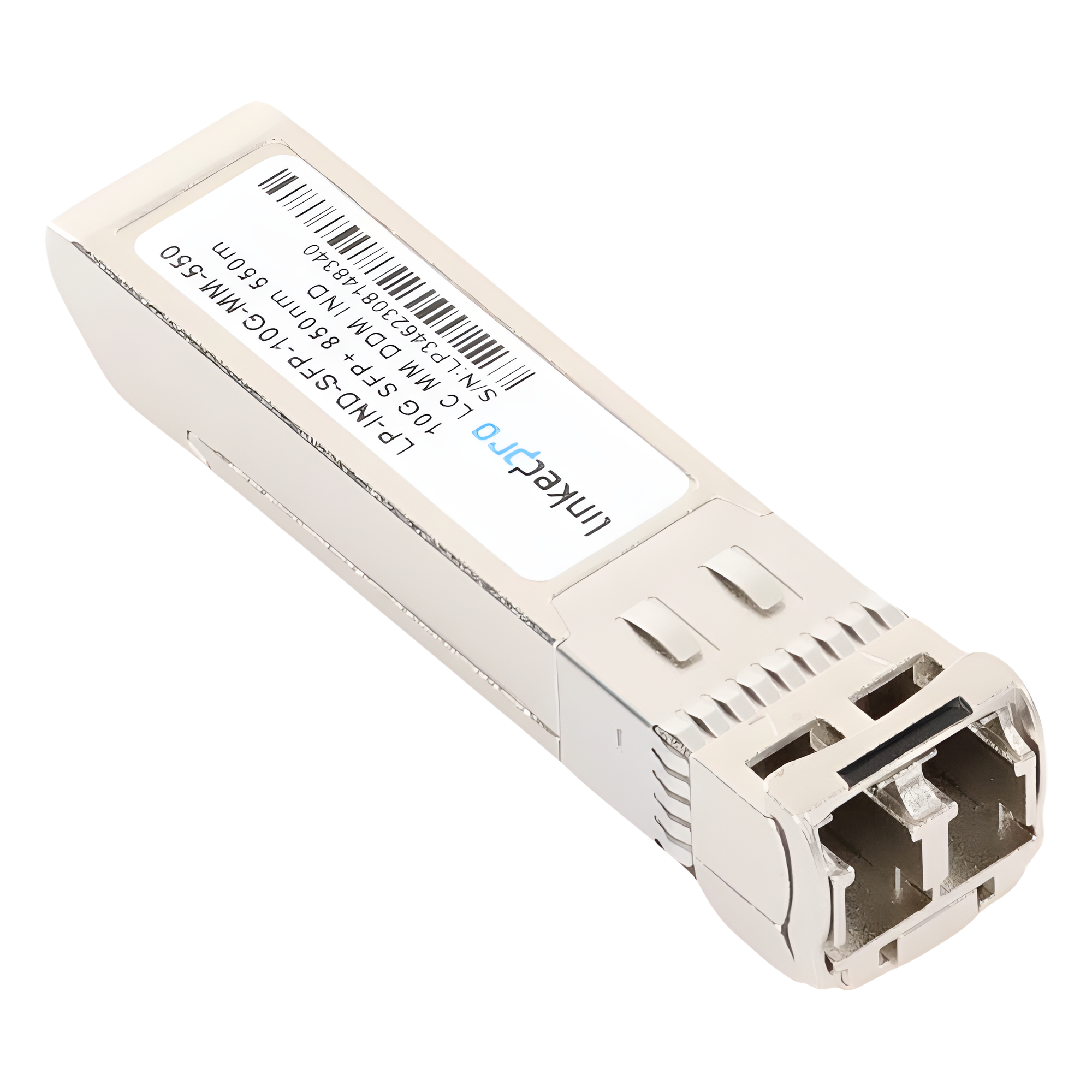 Transceptor Óptico Industrial SFP+ / 10 Gbps / Multimodo 850 nm / Alcance 550 m (1804.5 ft) / LC/UPC Dúplex / DDM / Hot-Pluggable