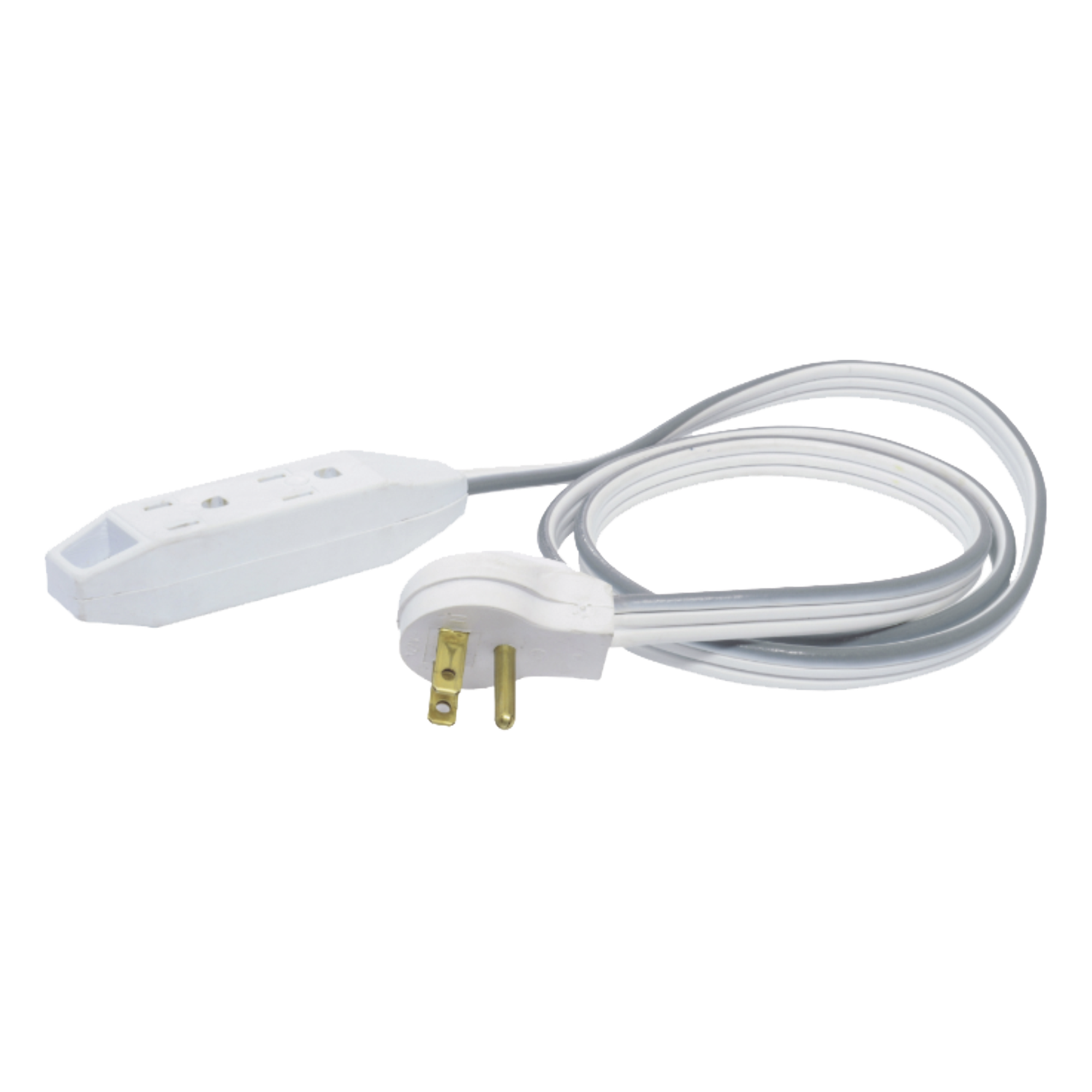 Extensión Eléctrica Plana / 1 m (3.28 ft) / AWG 16 / Clavija Aterrizada 90° / SPT-3 / CCA — SURTEK · SKU SYS-136051