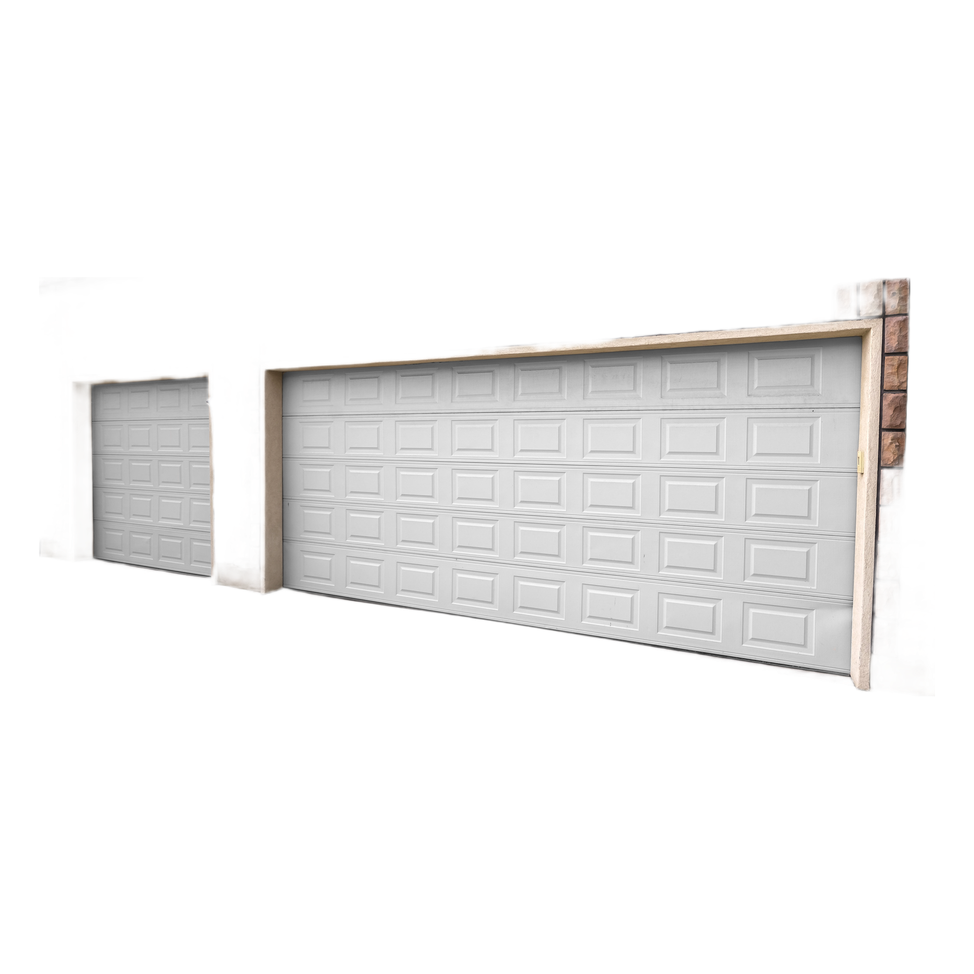 Puerta de Garage Aislada / 18x7 pies / Estilo Americano / Cuadro Corto / 4 Secciones — ACCESSPRO · SKU GARAGE187-SC