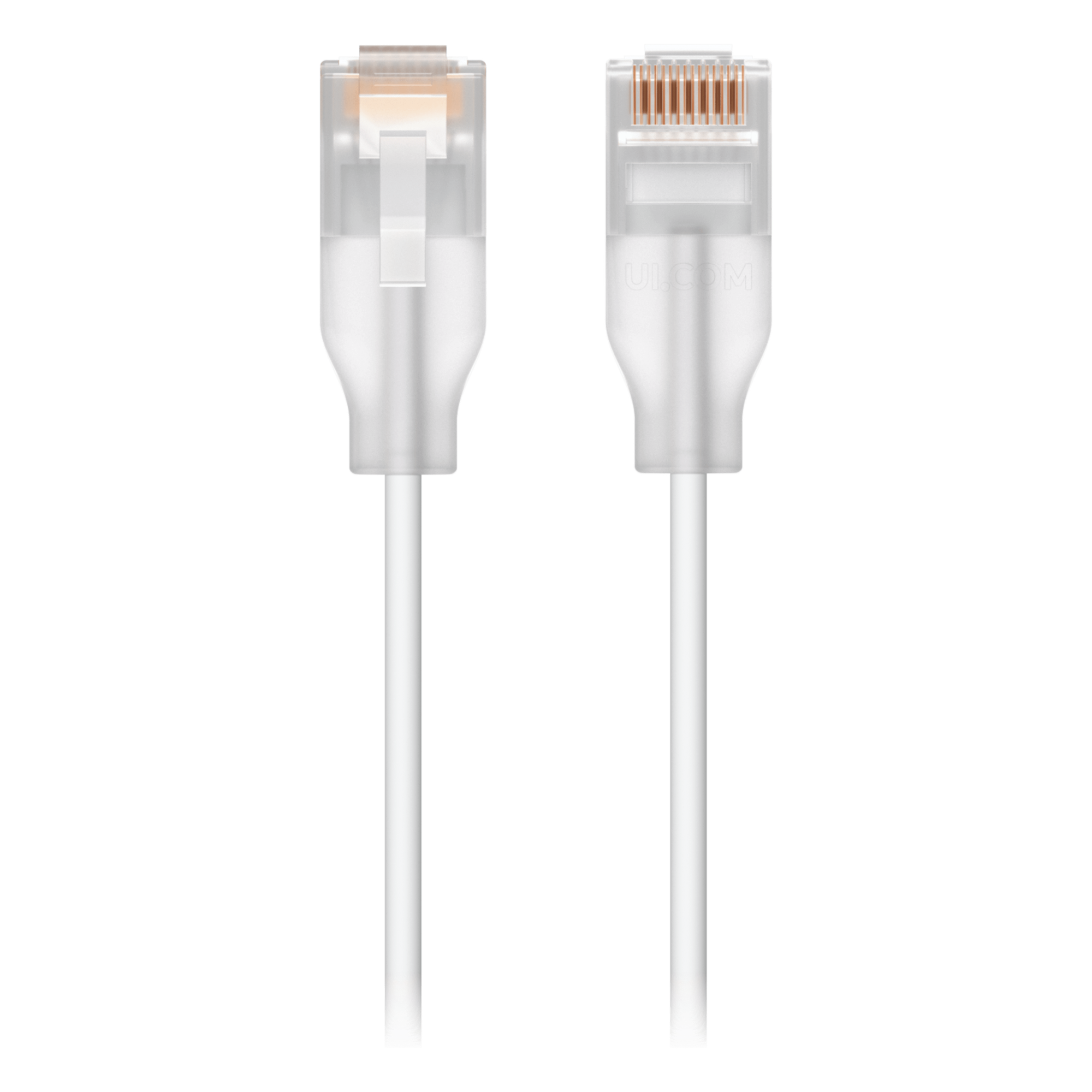 Patchcord Cat 6 / 10 GbE / PoE+++ / 5 m (16.4 ft) / Etherlighting / RJ45 Translúcido / Interior — UBIQUITI · SKU UACC-CABLE-PATCH-EL-5M-W