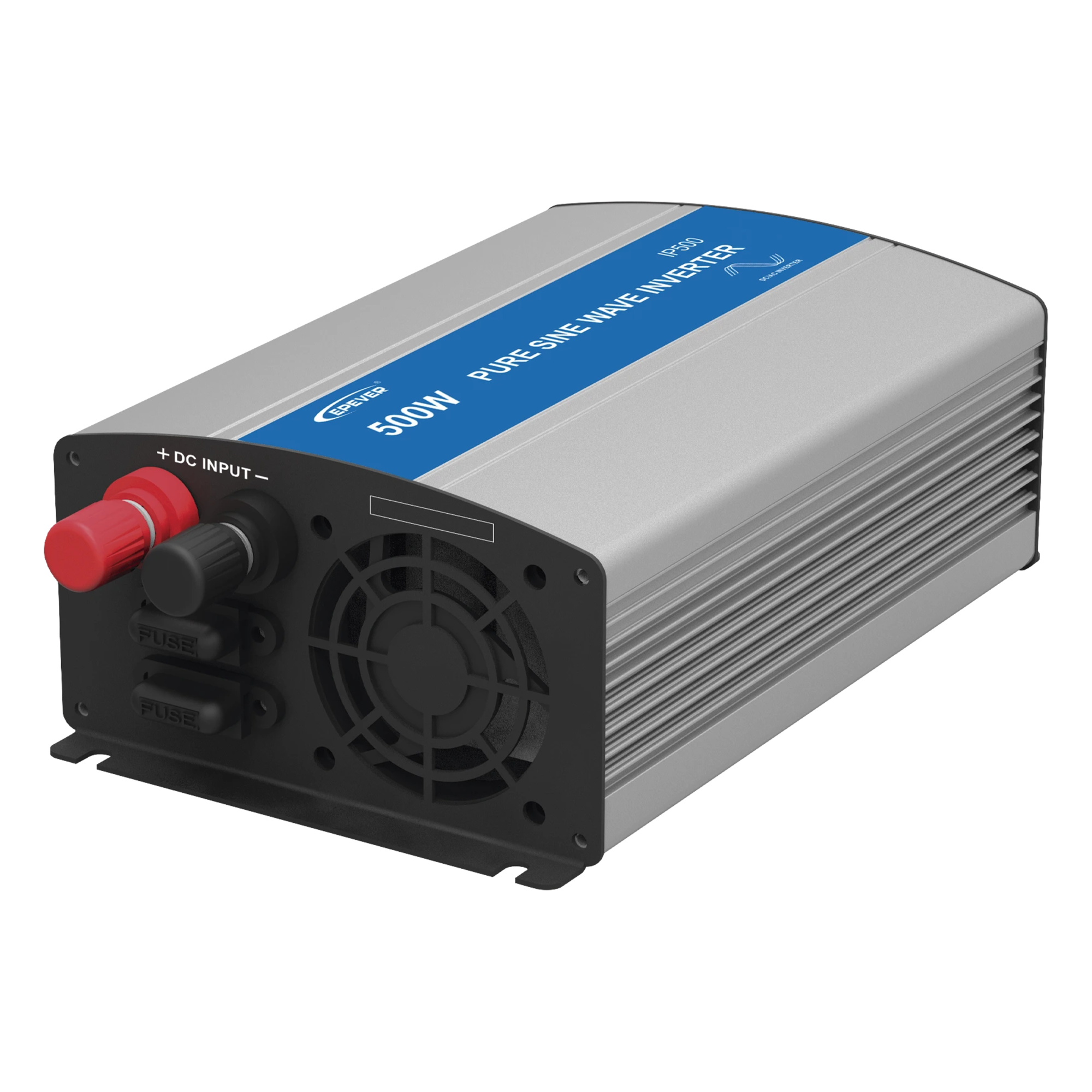 Inversor de Onda Senoidal Pura / 400 W Nominal / 500 W Pico / Entrada 12 VCC / Salida 120 VCA / 9.1 × 5.2 × 2.9 in
