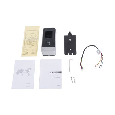 Lector esclavo PROX EM IP65 / Huella Digital / Lector de Tarjetas de Proximidad / RS-485 / Interior y Exterior / Requiere Panel de Control de Acceso DS-K26 Series y DS-K27
