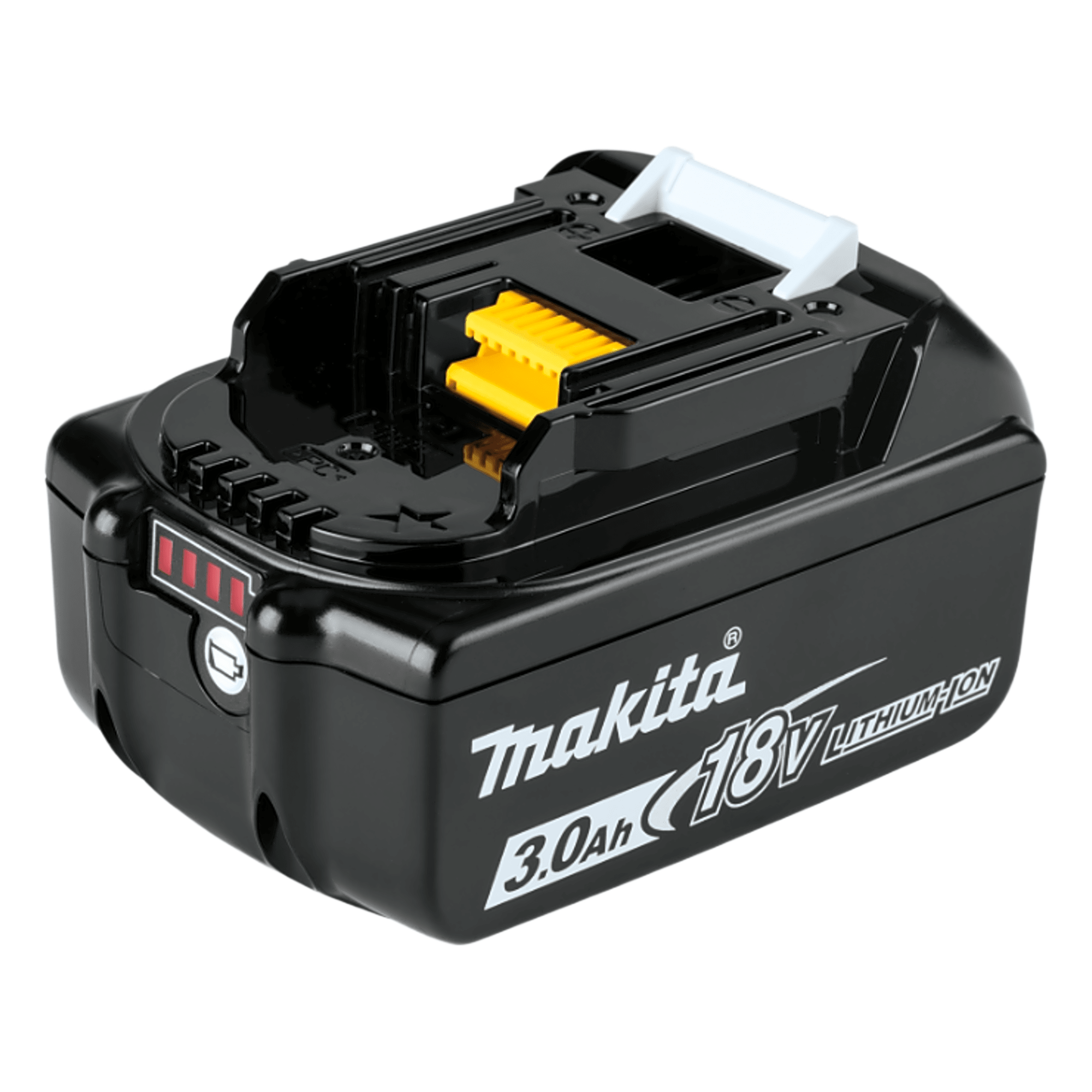 Batería LXT Litio-Ion de 18V 3 Ah, con led indicador de nivel de carga.