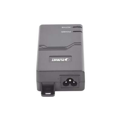 Inyector PoE  IEEE 802.3at, Puertos Gigabit, Hasta 30 W de Salida PoE (Mid-span)