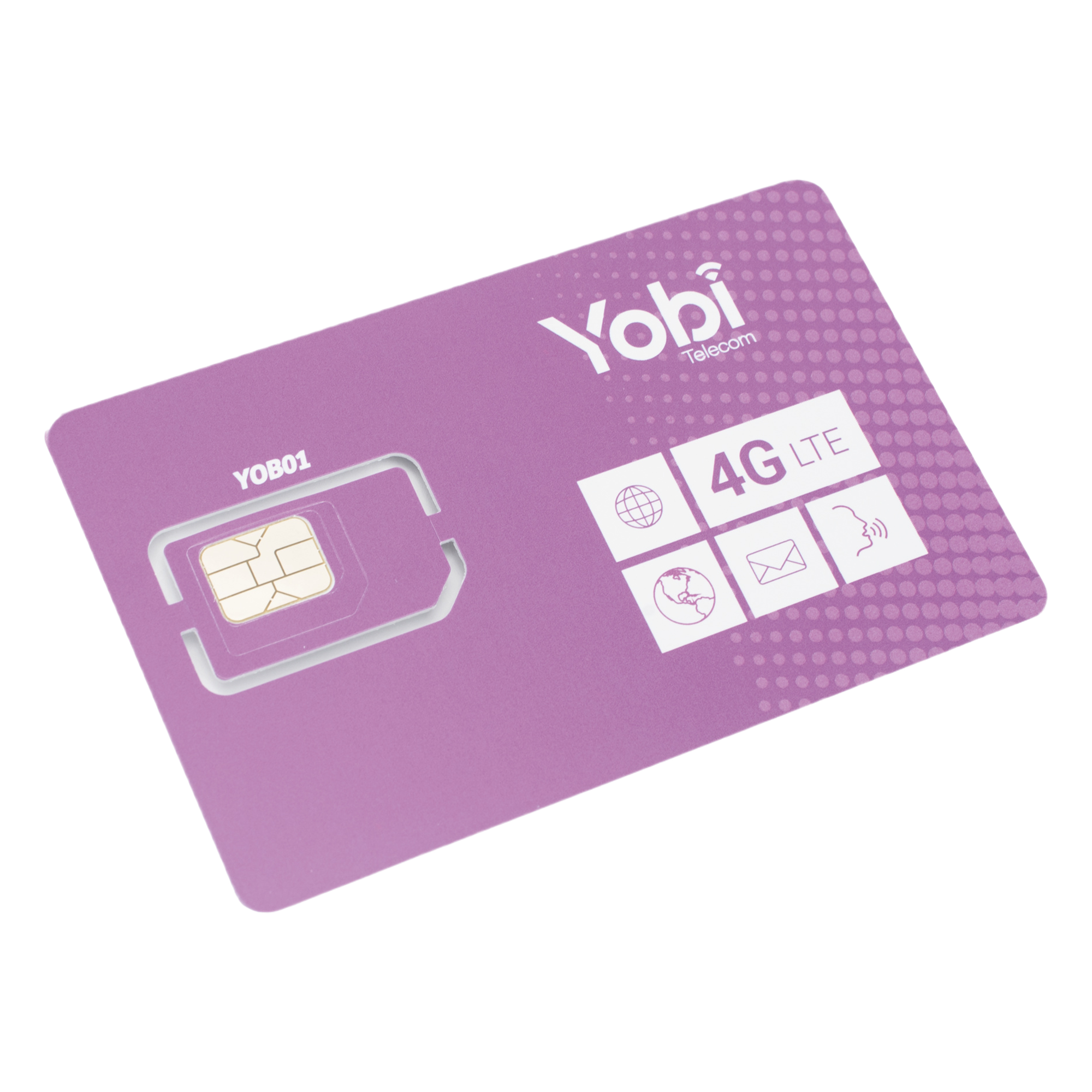 SIM de Datos / 3.5 GB Mensual / 12 Meses / 2G 3G 4G / Roaming EE.UU. y Canadá / Activación Automática