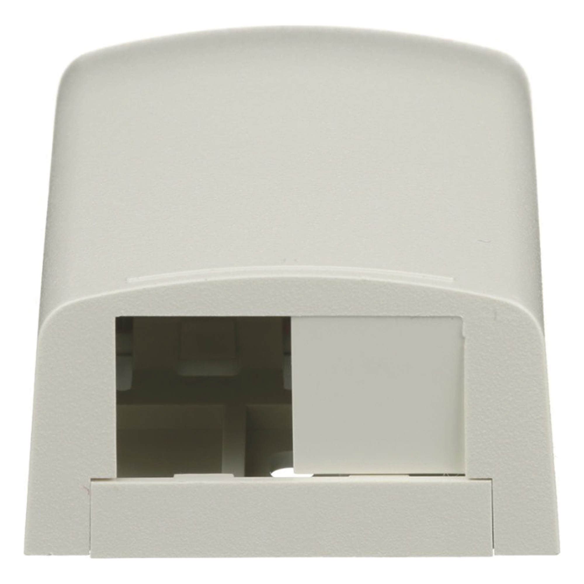 Caja de Montaje en Superficie / 2 Módulos Mini-Com / ABS / 49.5 x 27 x 92.7 mm / Blanco Mate