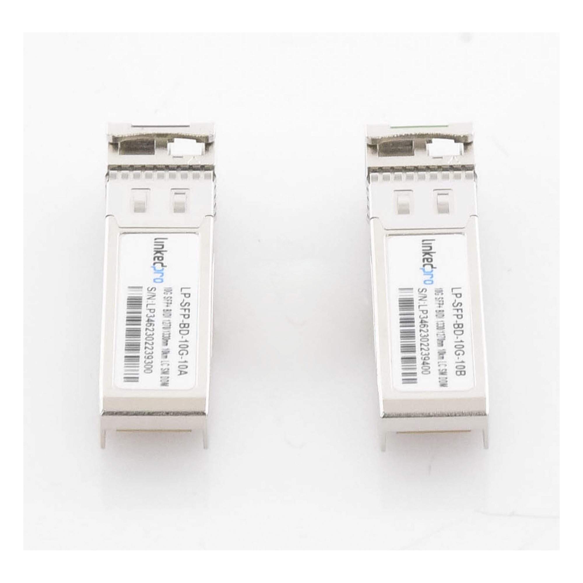 Transceptor Óptico Bidireccional SFP+ / 10 Gbps / Monomodo 10 km (32,808 ft) / 1270 & 1330 nm / LC/UPC Simplex / DDM / Hot-Pluggable