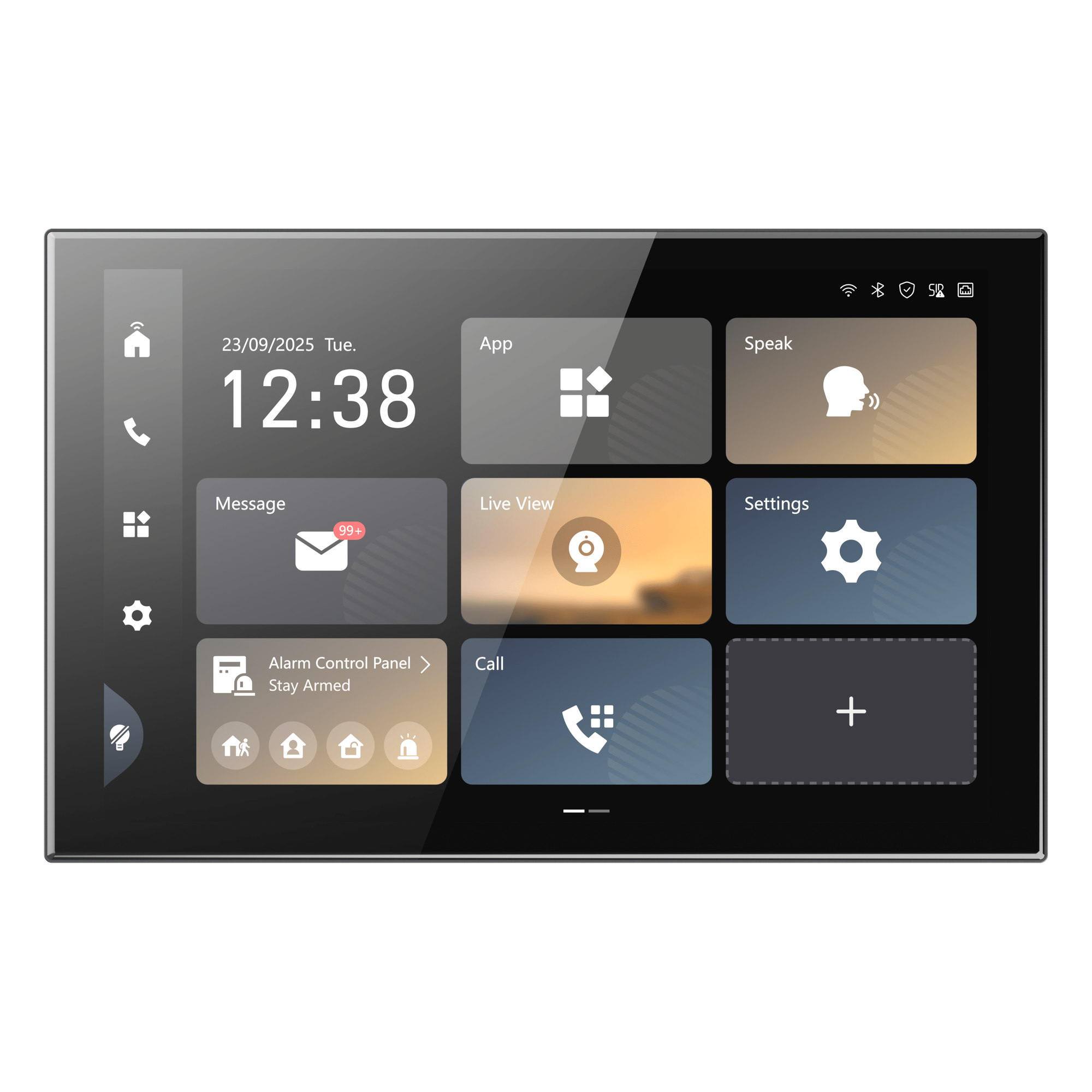 Monitor Táctil IP / 10.1" Full HD+ / Android 14 / Wi-Fi 6 / PoE / Audio Dual / Gestión Unificada — HIKVISION · SKU DS-KH9570-WTE1