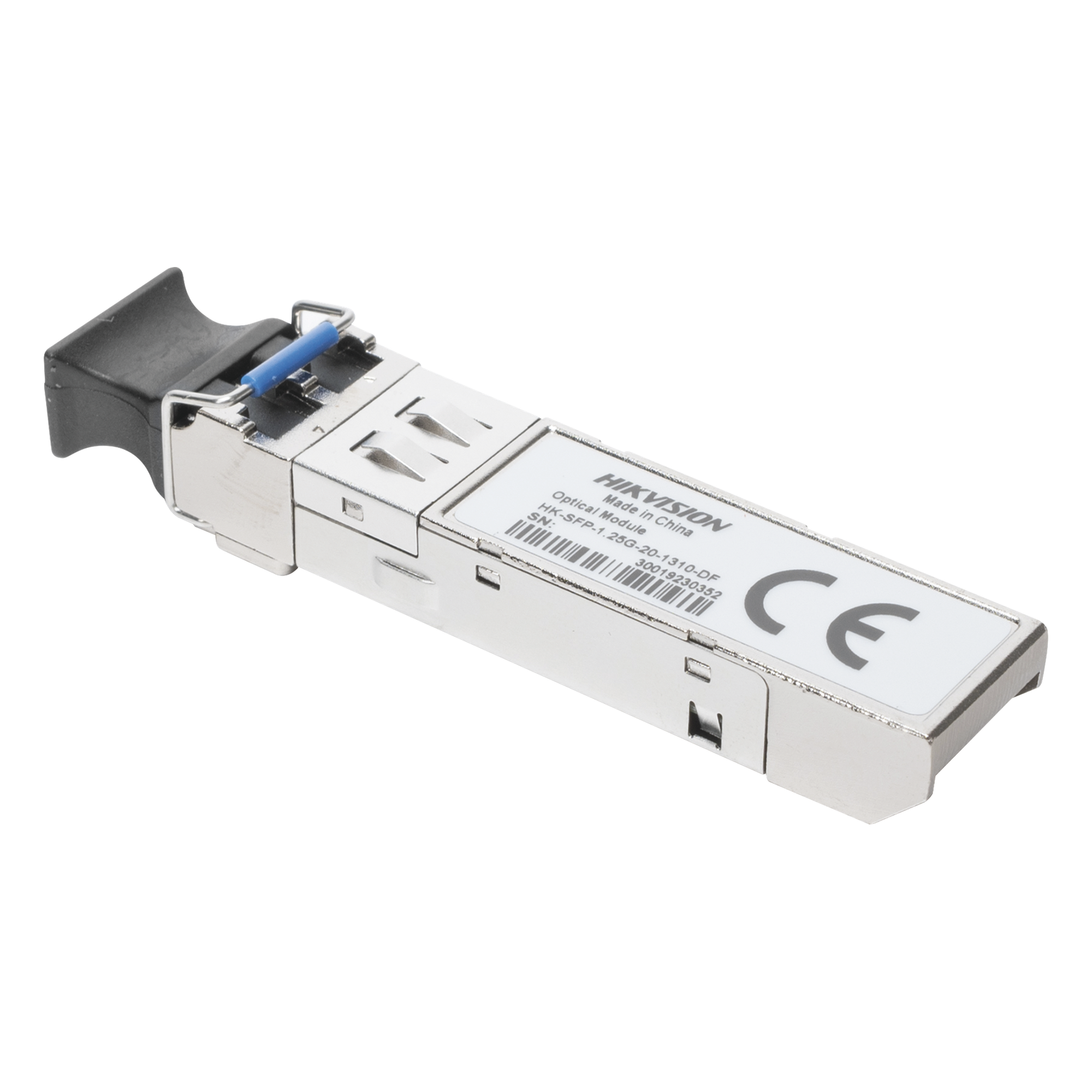 Transceptor Mini-GBIC SFP / Distancia 20 km (65.6 ft) / Conector LC / Duplex / Monomodo / 1.25G Ethernet / 1310nm — HIKVISION · SKU HK-SFP-1.25G-20-1310-DF