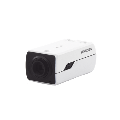 Camara Box IP 4 Megapixel / Serie PRO / DARKFIGHTER / PoE / 12 Vcc o 24 VCA / WDR 120 dB / ONVIF / RS-485 / BLC /  Entrada y Salida de Audio y Alarmas (No Incluye Lente) / Micro SD 
