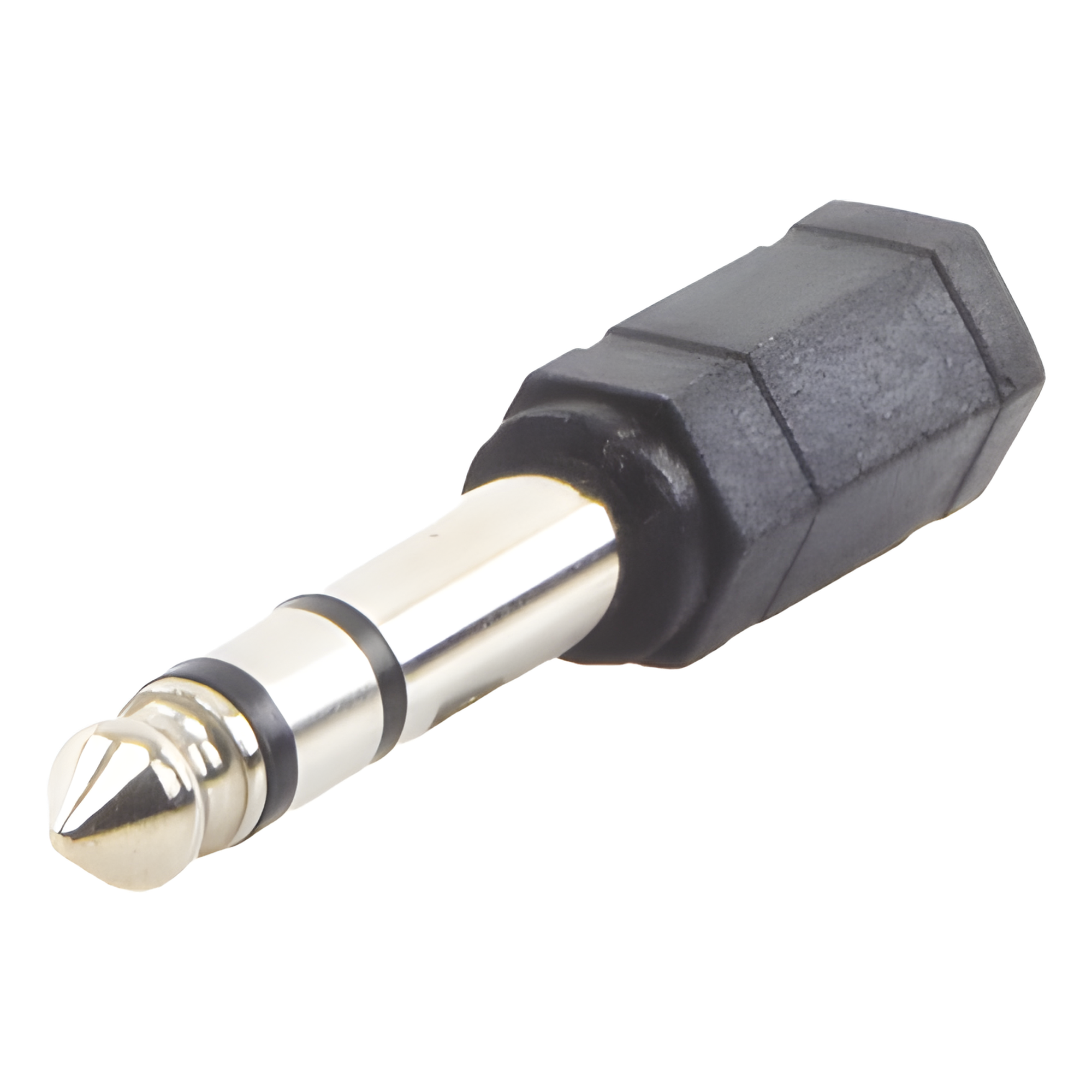 Adaptador de audio / 3.5mm hembra a 6.35mm macho / Estéreo / 0.25 pies — EPCOM PROAUDIO · SKU EP-ADAP63
