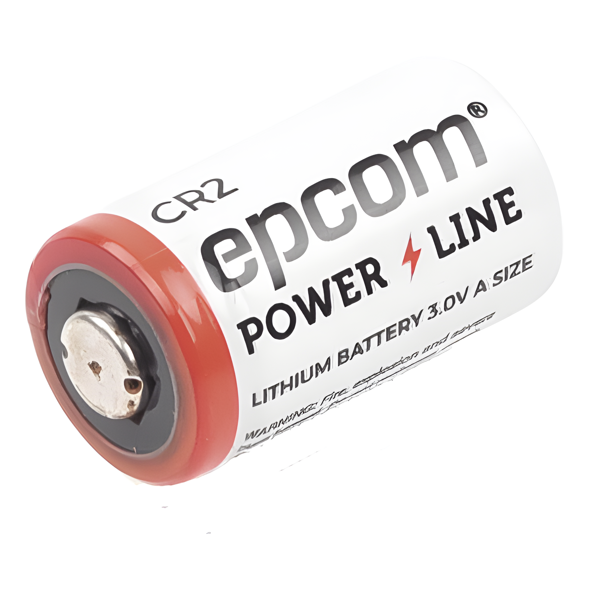Batería de Litio CR2 / 3V / 850 mAh / Pulsos 2000 mA / -40°C a +60°C / Sello Hermético Vidrio-Metal — EPCOM POWERLINE · SKU CR-2