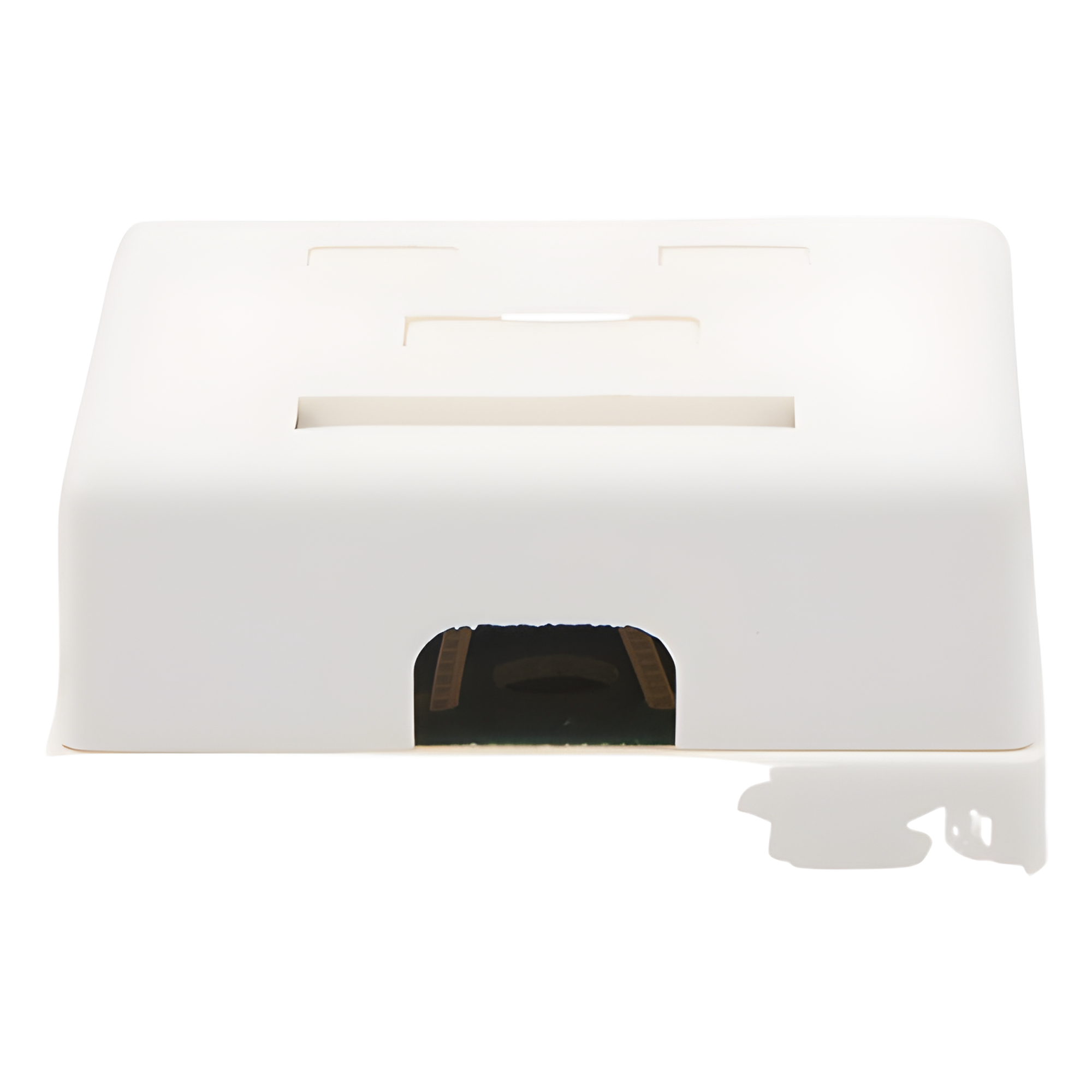 Caja de Pared / 2 Puertos / Cat5e / UTP / Superficial / T568A/T568B / 0 a 70°C