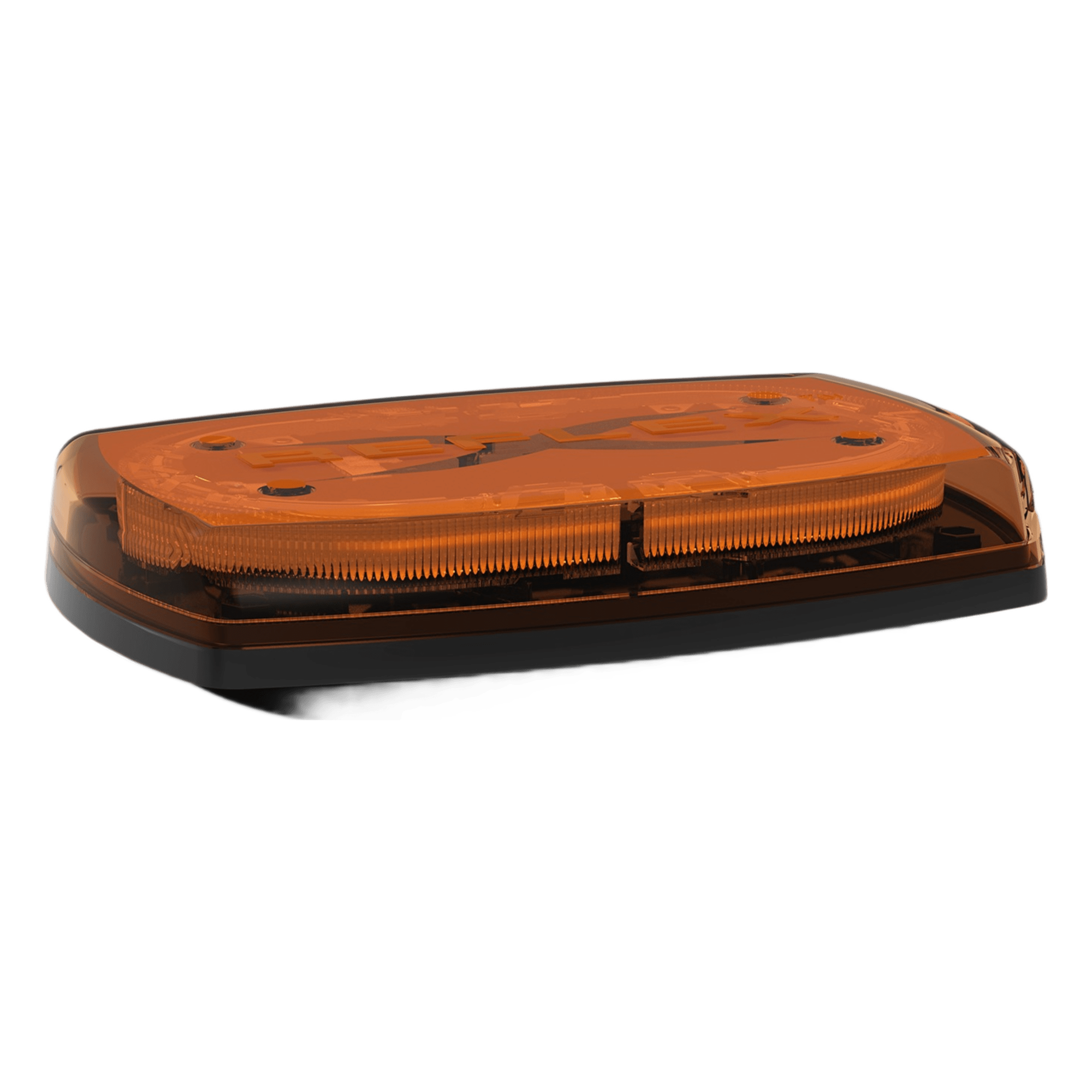 Minibar LED para Techo / 24 LEDs Ámbar / 10" / 360° Visibilidad / 12-24 VDC / Base Magnética / SAE J845 Clase I — ECCO · SKU 5540A-VM